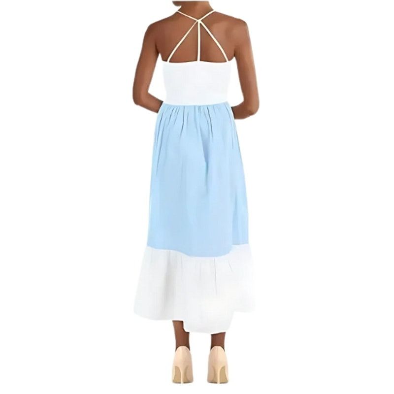 Other Riley & Rae Midi Sundress Spaghetti Straps White/Blue XL NWT Size XL / US 12-14 / IT 48-50 - 5 Thumbnail