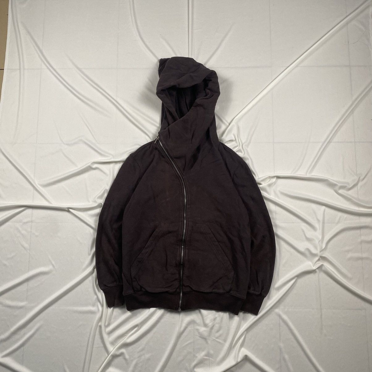 Rare Jiu Asymmetric Zip Up Goth LGB Inspired Pullover