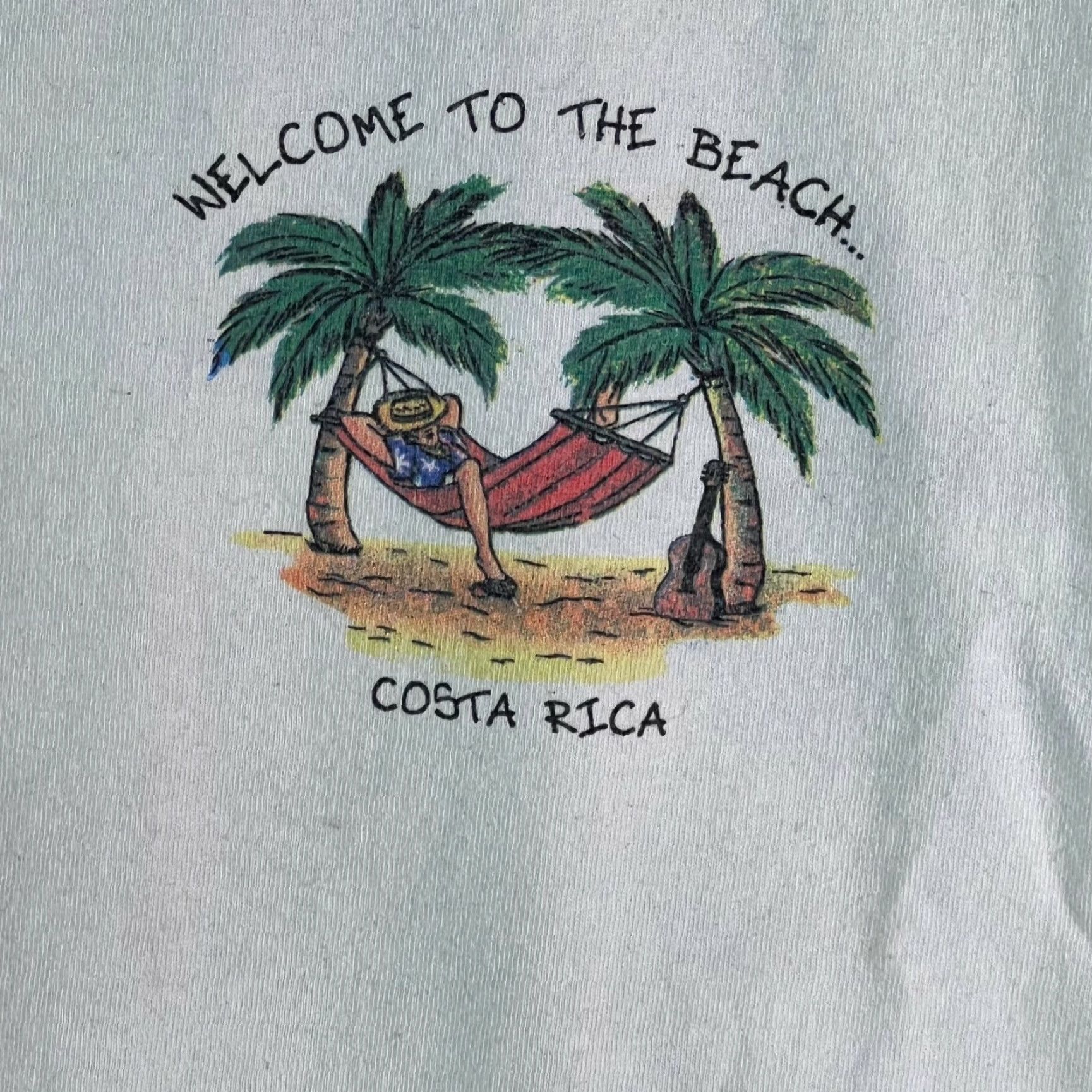 Imperial Imperial T-Shirt Mens VTG Costa Rica Tropical Paradise Short Sleeves White M Graphic Print Beach Beer Crew Neck Short Sleeve Logo Size US M / EU 48-50 / 2 - 4 Thumbnail