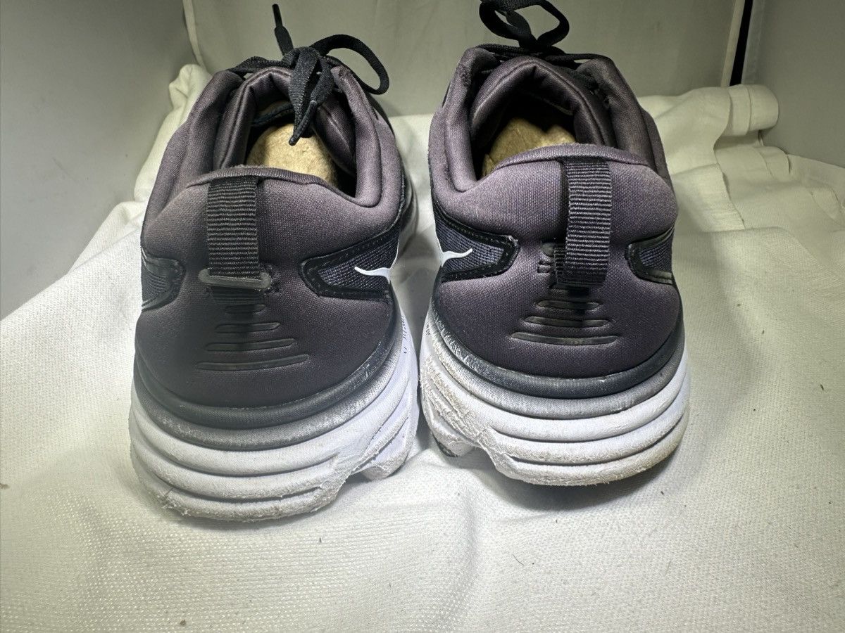 Hoka PreOwned Hoka One One Bondi 8 Black Sneaker Shoes Men's 12D Size US 12 / EU 45 - 4 Thumbnail
