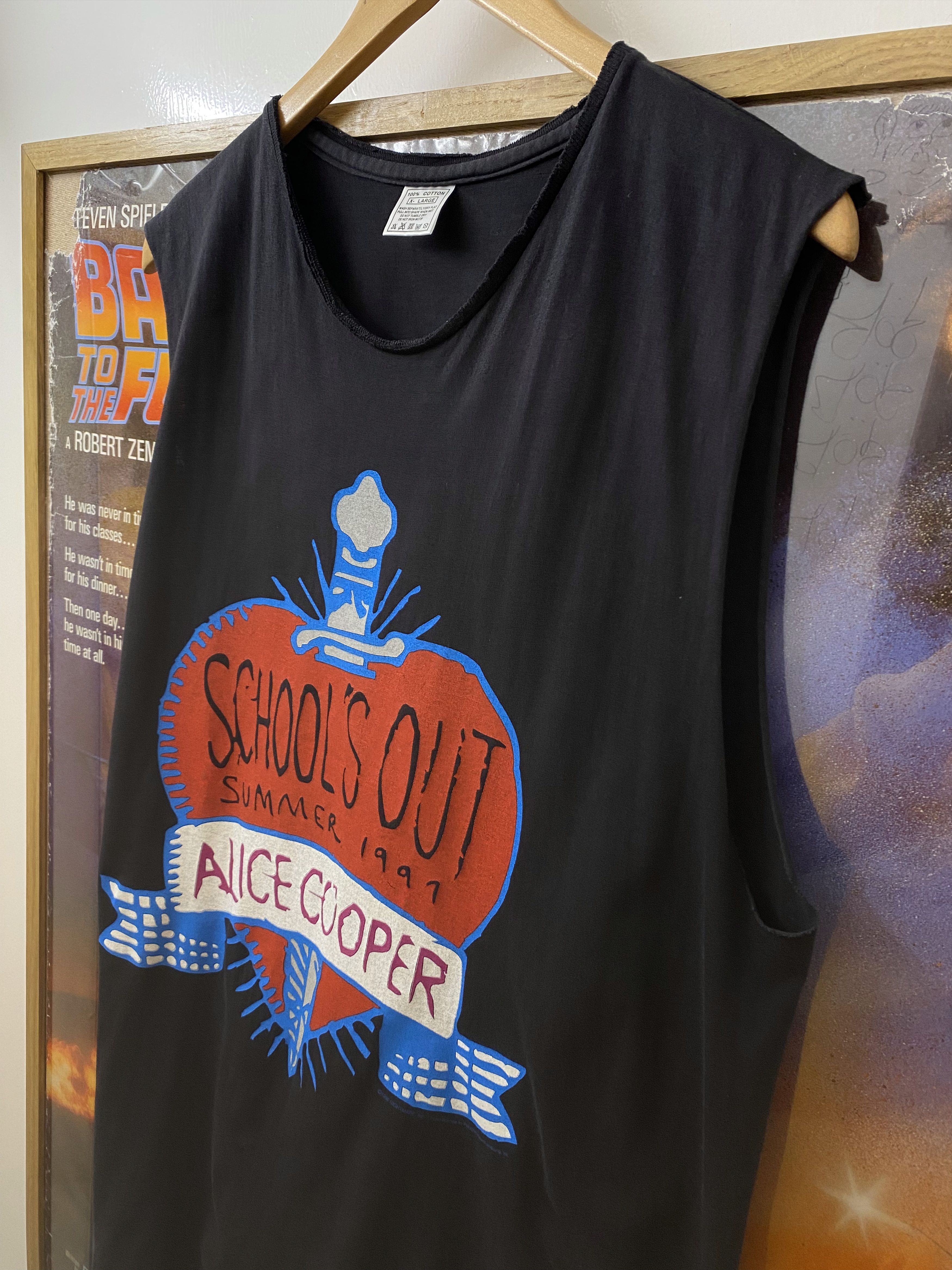 Band Tees 1997 Alice Cooper Schools Out For Summer Tour Tank Top Size US XL / EU 56 / 4 - 4 Thumbnail