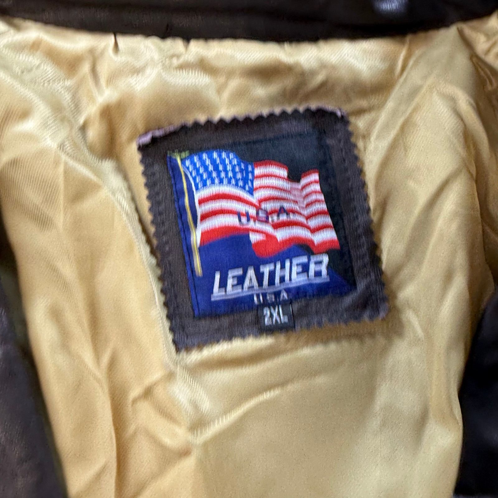 Other Leather USA Jacket Brown/Brown Size 2XL Size US XXL / EU 58 / 5 - 8 Thumbnail