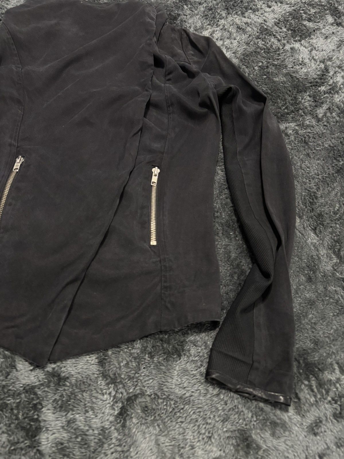 Hysteric Glamour 00s Rick Owens Vibe Y2K Avant Garde Assymetric Jacket Size M / US 6-8 / IT 42-44 - 2 Thumbnail