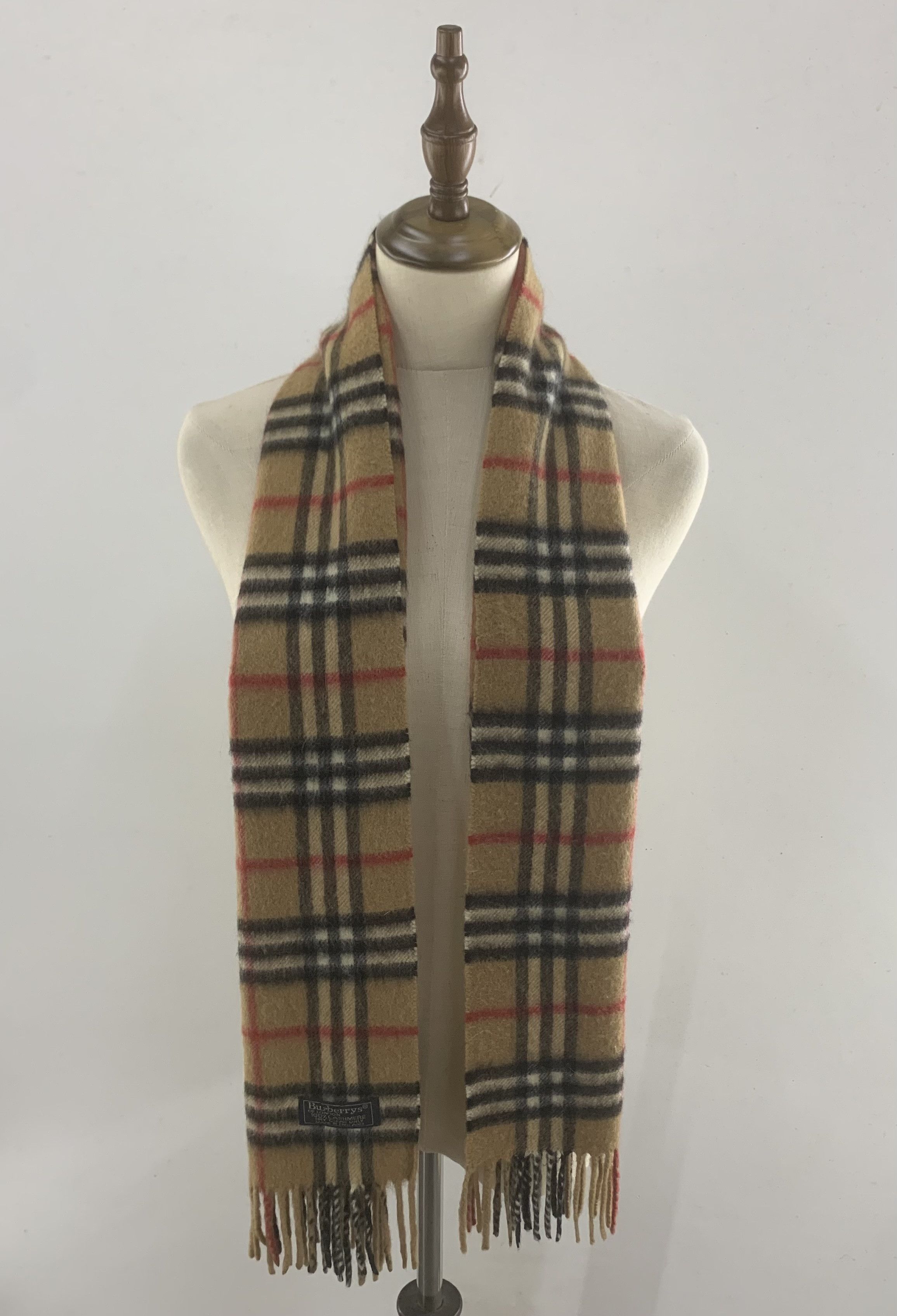 Burberry Burberry Scarf Cashmere Muffler Neck Wrap BL9249 Size ONE SIZE - 1 Thumbnail