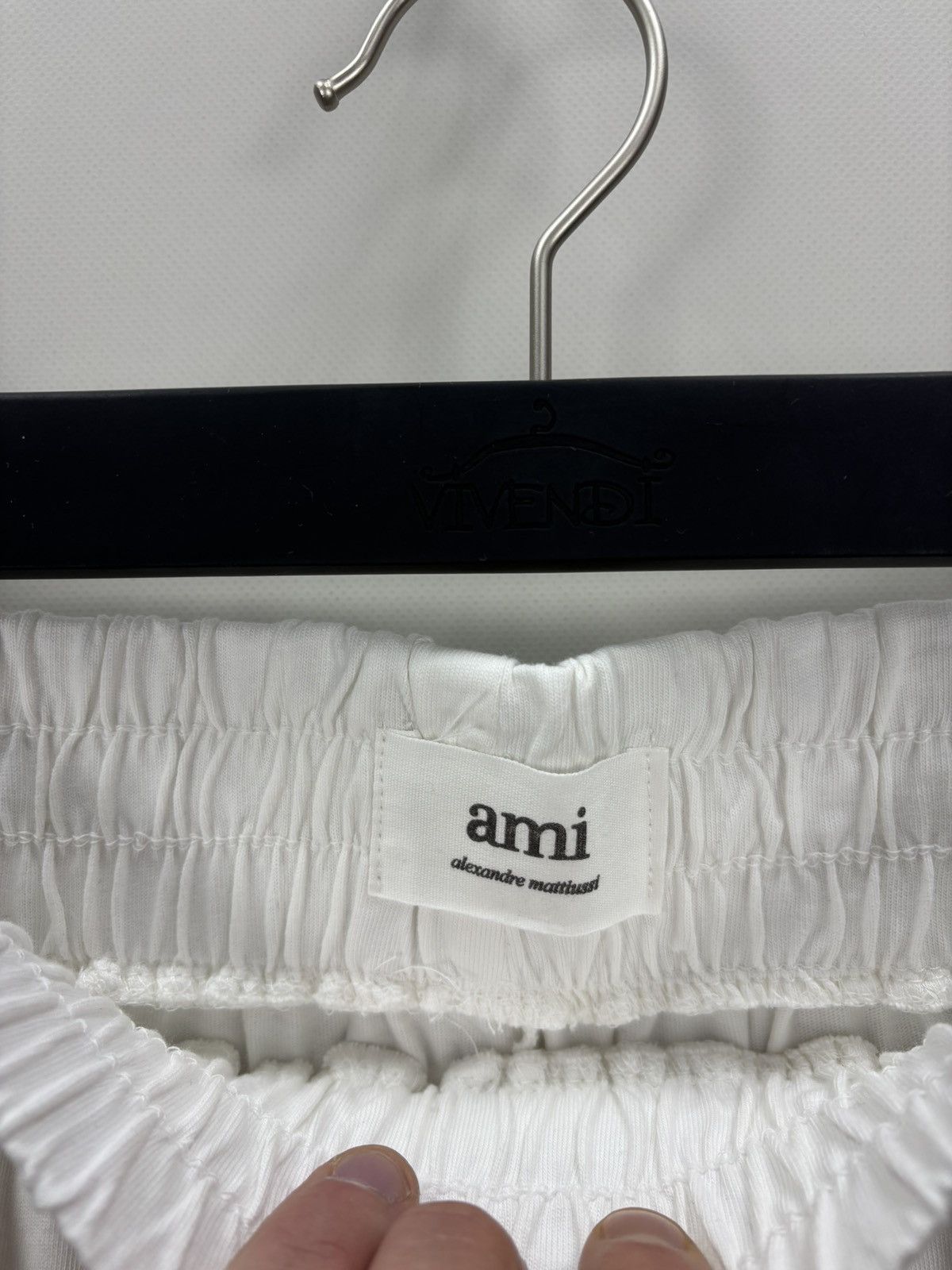 AMI Womens shorts AMI Alexandre Mattiussi Size S Color White Size 25" / US 0 / IT 36 - 5 Thumbnail