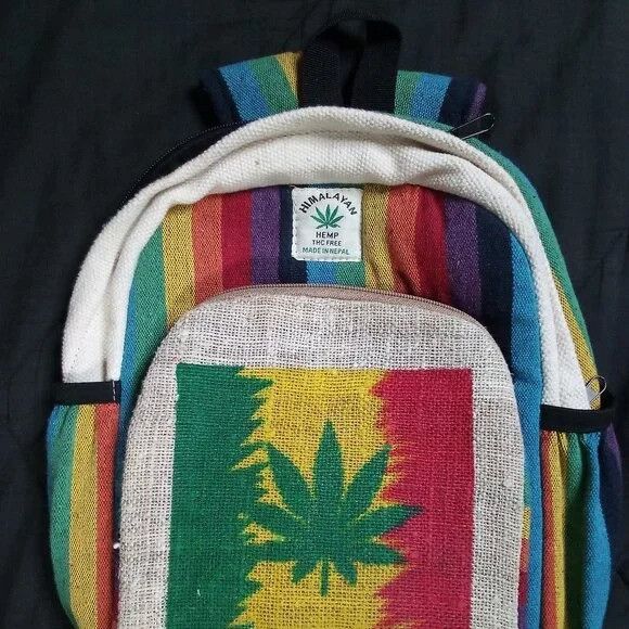 Other Himalayan Hemp Rainbow Mini Backpack Size ONE SIZE - 2 Thumbnail