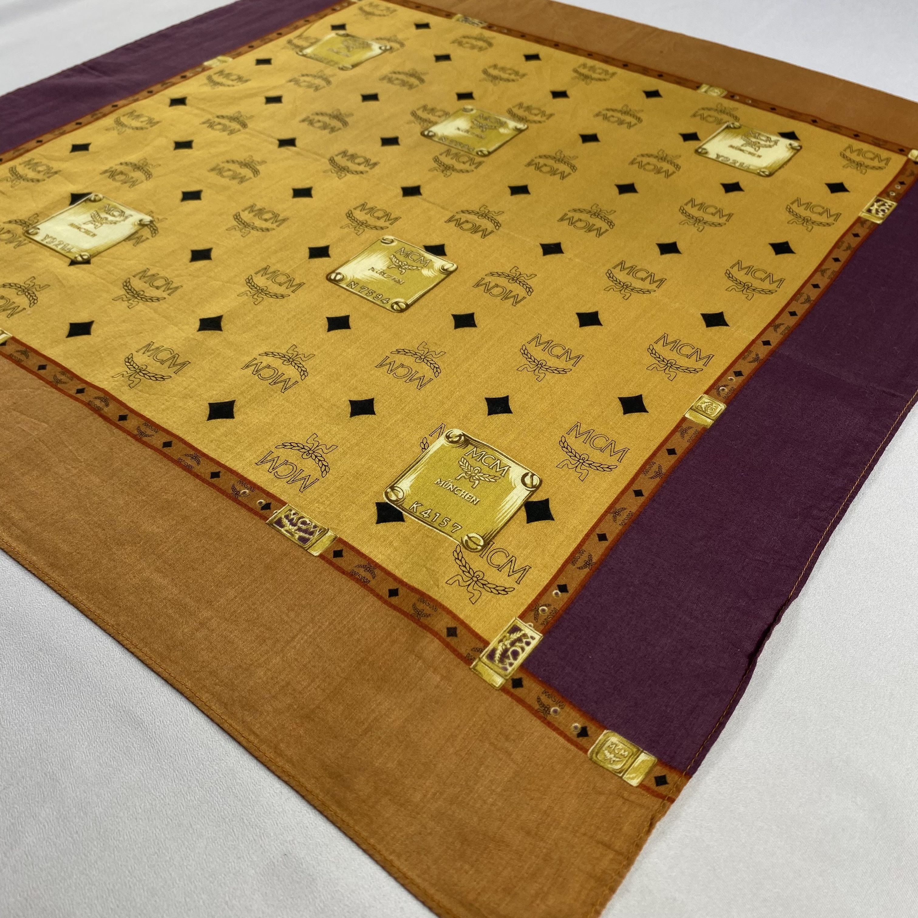 MCM × Vintage MCM Neckerchief / Bandana / Handkerchief-P1132 Size ONE SIZE - 2 Thumbnail