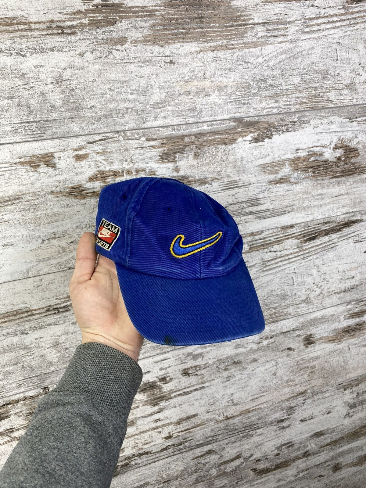 Nike × Vintage Mens Vintage Nike big logo hats cap hat y2k rare swoosh acg Size ONE SIZE - 1 Thumbnail