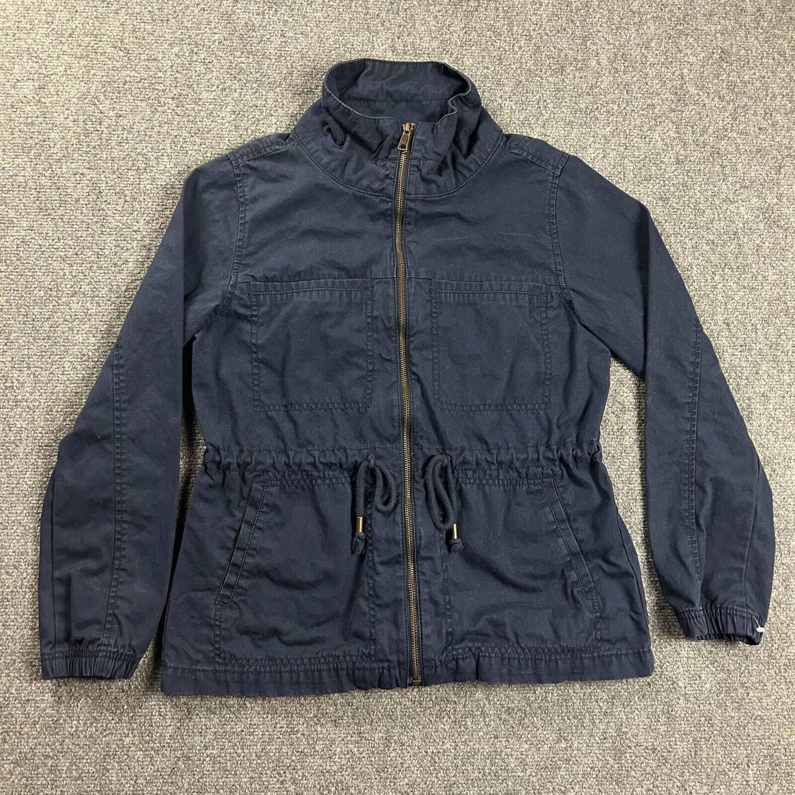 Old Navy Old Navy Jacket Womens Medium Blue Military Full Zip Pockets Size M / US 6-8 / IT 42-44 - 1 Thumbnail