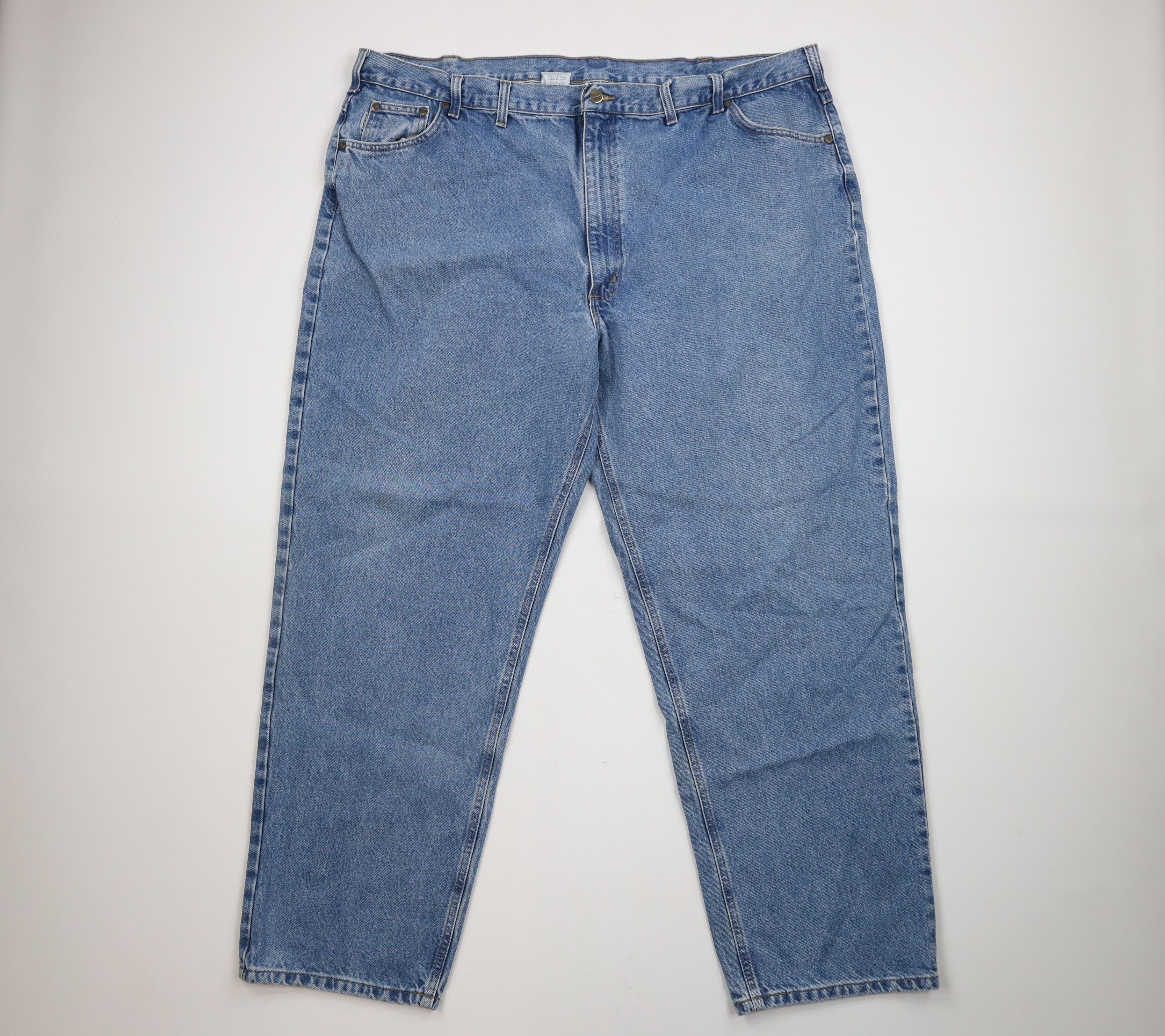 Carhartt × Vintage Vintage Carhartt Spell Out Relaxed Fit Denim Jeans Blue Size US 44 / EU 60 - 1 Thumbnail