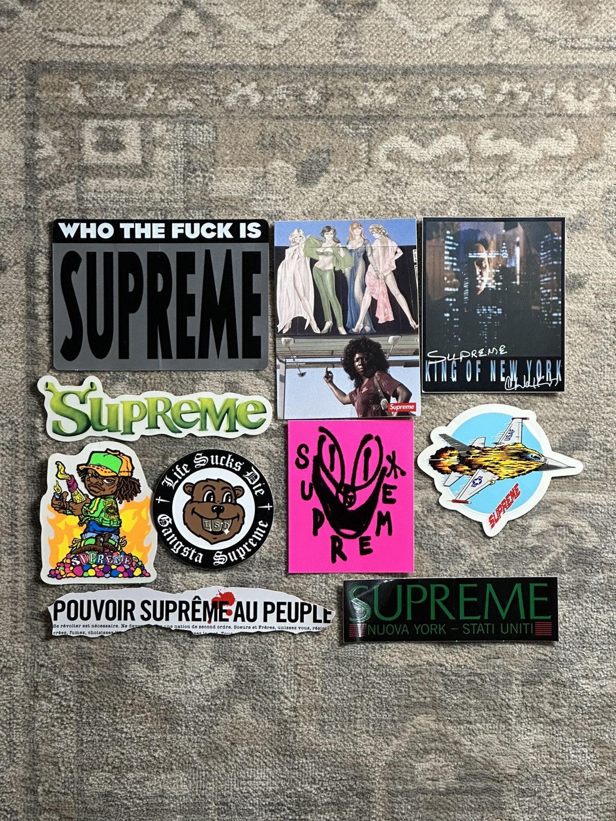 Supreme 10x Supreme Stickers Lot Size ONE SIZE - 1 Thumbnail
