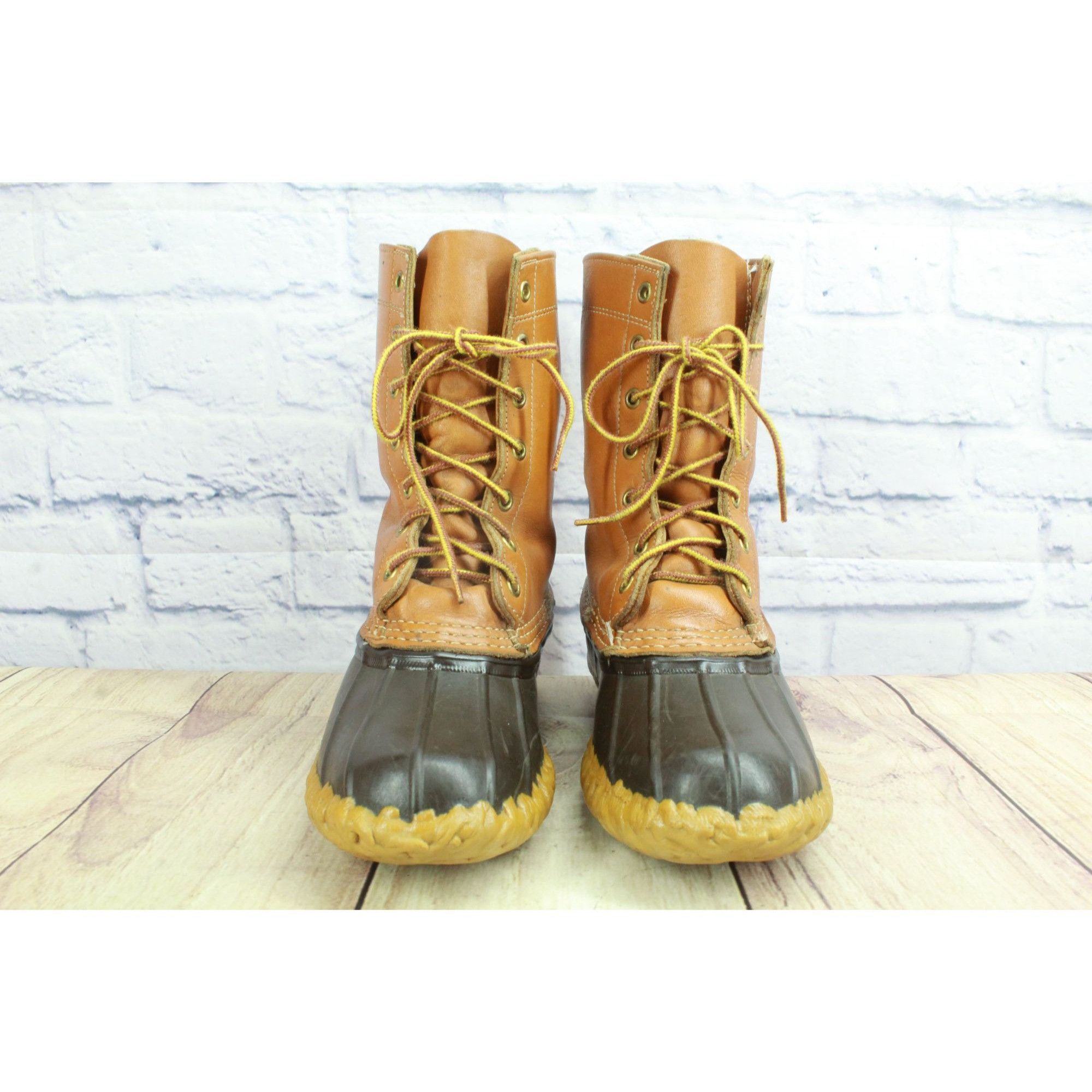 L.L. Bean Vintage LL Bean Brown Leather Hunting Duck Boots Size US 7 / IT 37 - 5 Thumbnail