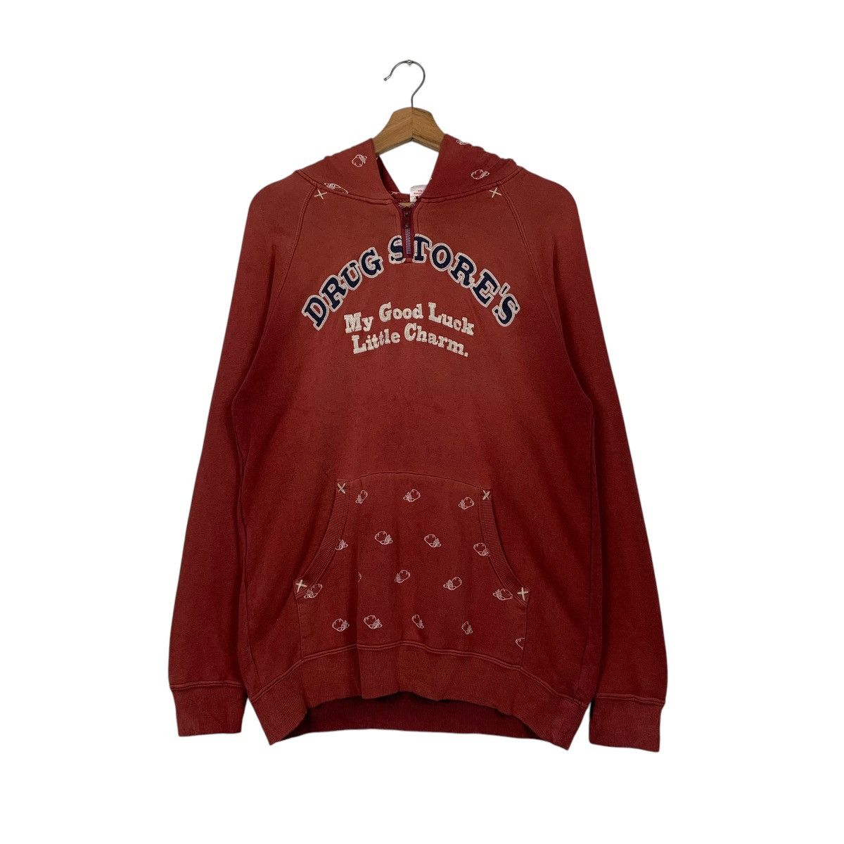 Japanese Brand Japanese Brand Drug Store's Big Logo Hoodie Size US S / EU 44-46 / 1 - 10 Thumbnail