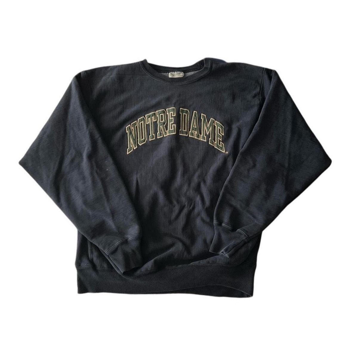 Steve And Barrys Vintage Notre Dame Crewneck Sweatshirt XL Navy Size US L / EU 52-54 / 3 - 1 Thumbnail