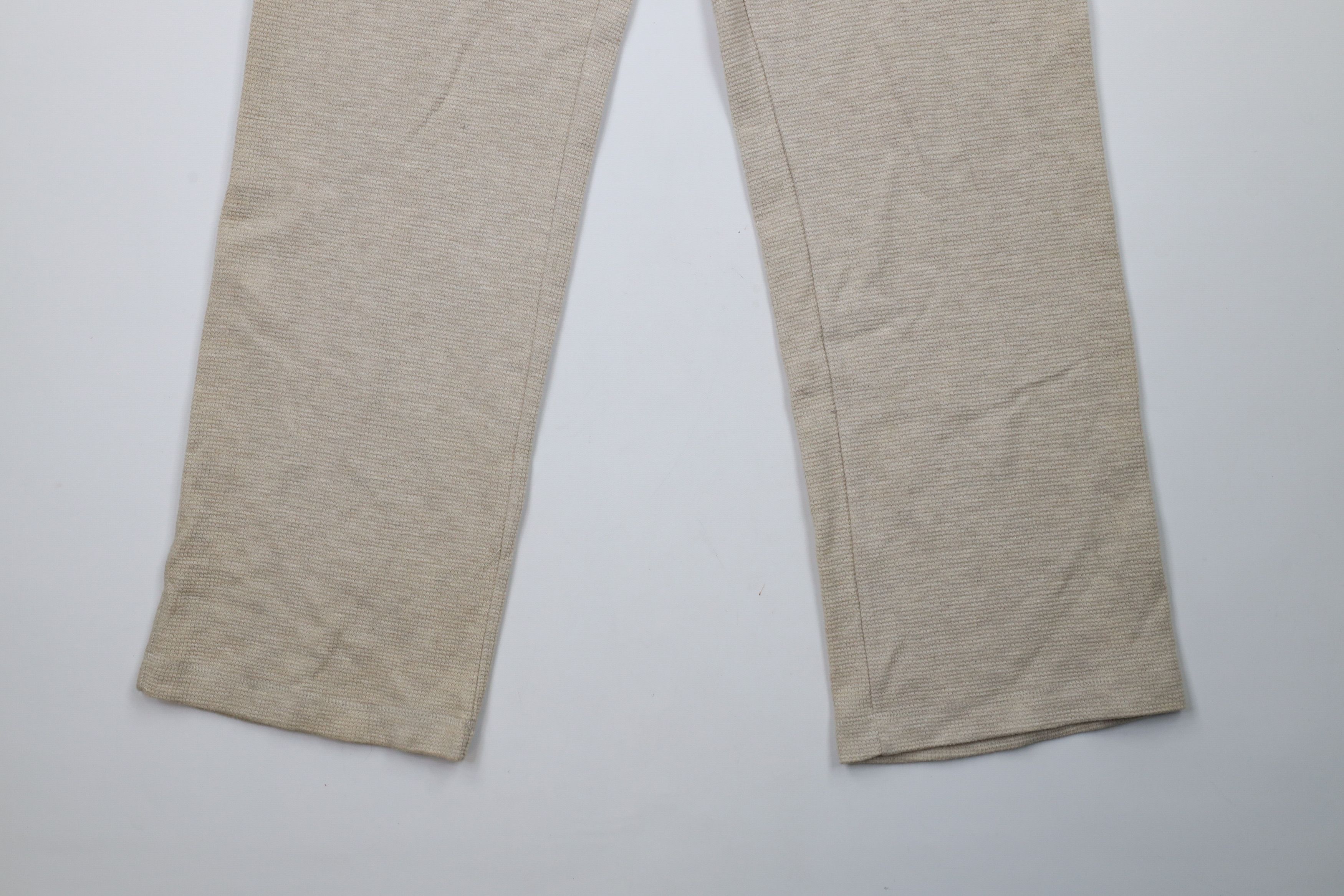 Ralph Lauren × Vintage Vintage 90s Ralph Lauren Waffle Knit Wide Leg Sweatpants Size 32" / US 10 / IT 46 - 4 Thumbnail