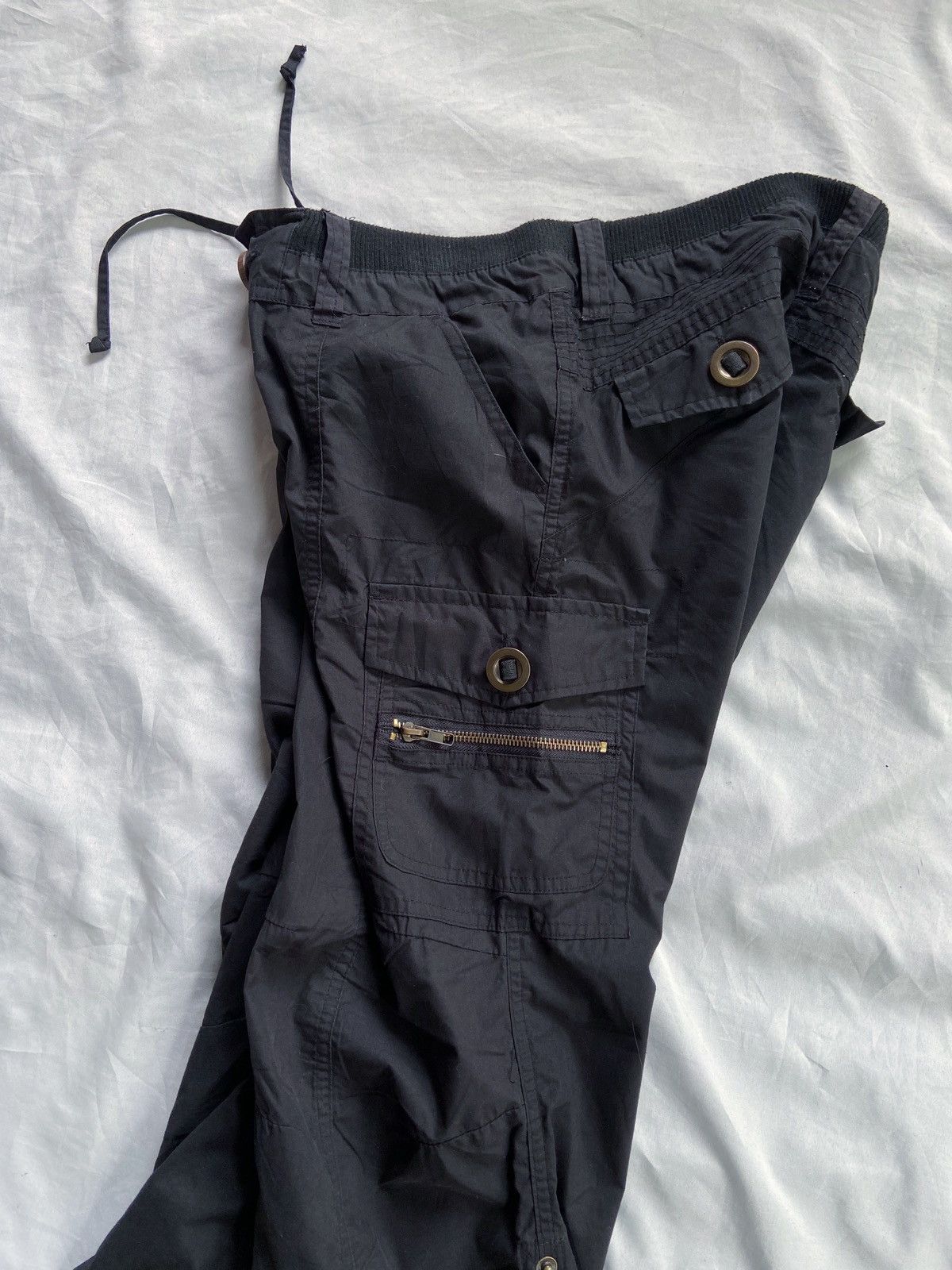 If Six Was Nine BEAUMONT CARR CARGO FLARED PANTS Size US 31 - 9 Thumbnail