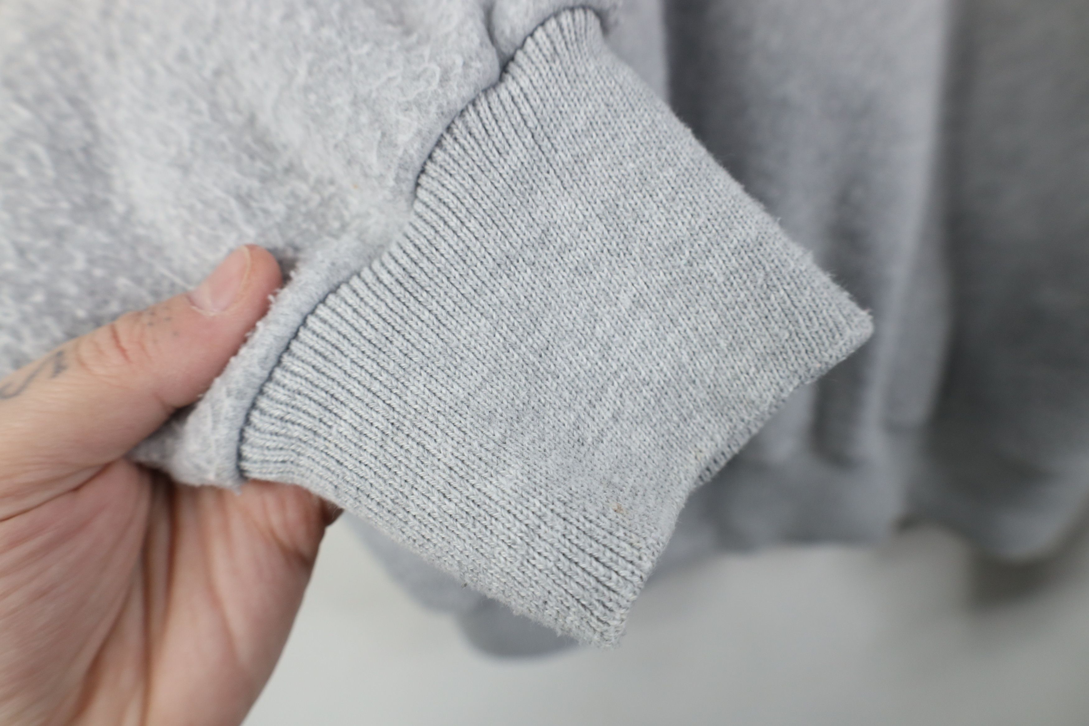 Vintage Vintage 90s Streetwear Half Zip Fleece Pullover Sweater Gray Size US XL / EU 56 / 4 - 8 Thumbnail