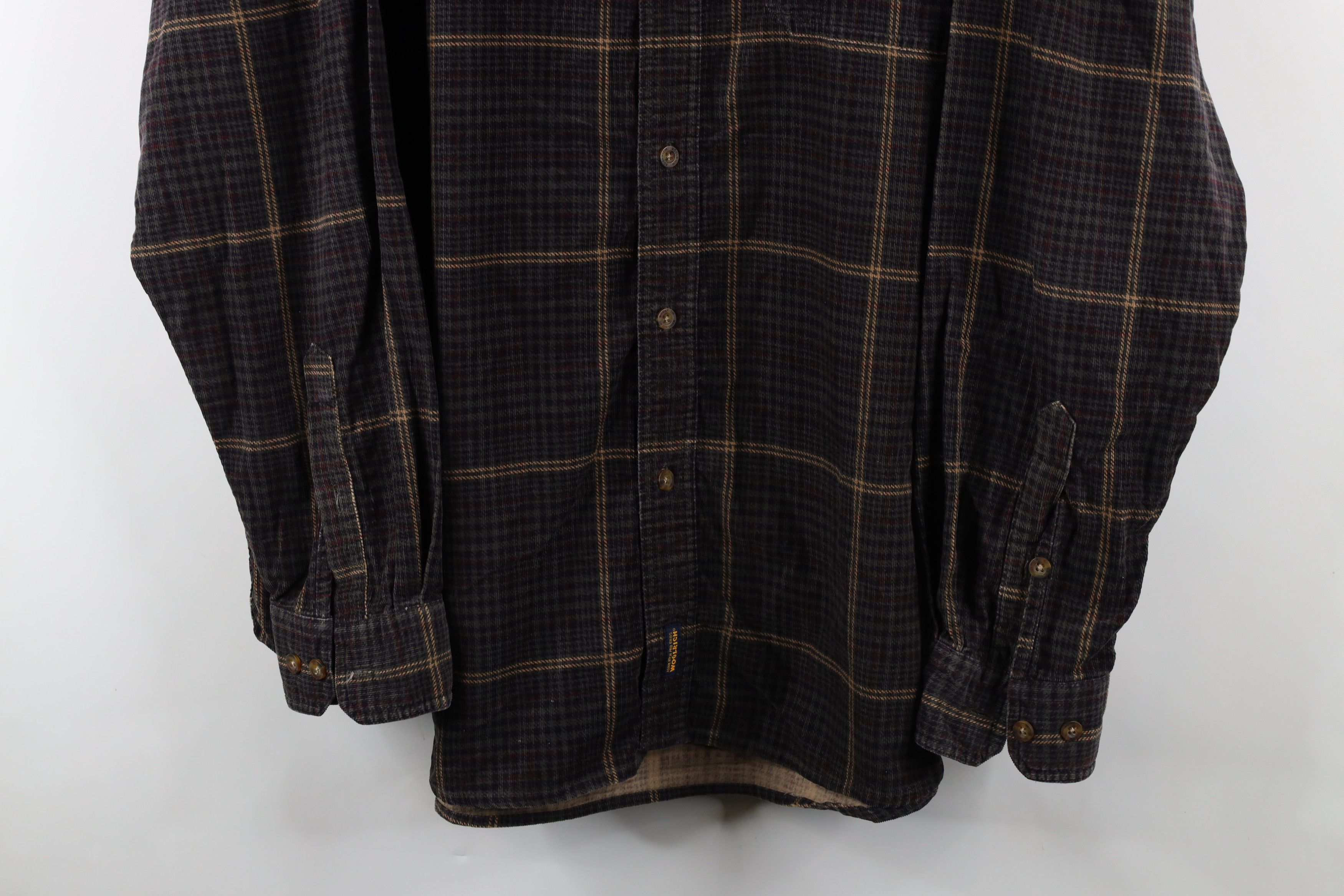 Vintage × Woolrich Woolen Mills Vintage 90s Woolrich Collared Button Down Shirt Plaid Size US XXL / EU 58 / 5 - 3 Thumbnail