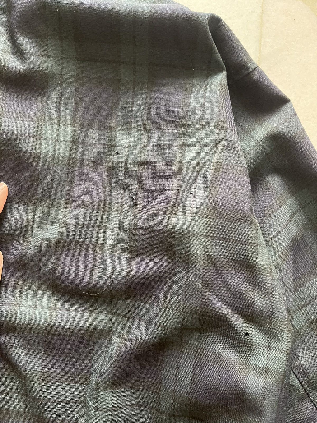 Issey Miyake 70s Issey Miyake Studio Plaid Crop Wool Jacket A1 Size US L / EU 52-54 / 3 - 11 Thumbnail