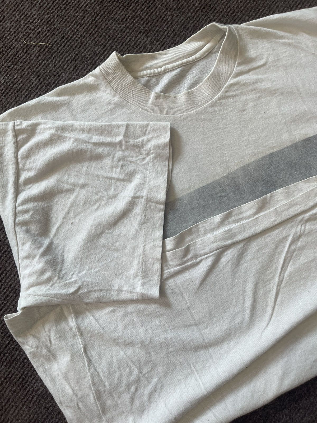 Vintage Vintage Photo Print Kid Face Fade distressed Thrashed Tee Size US XL / EU 56 / 4 - 4 Thumbnail