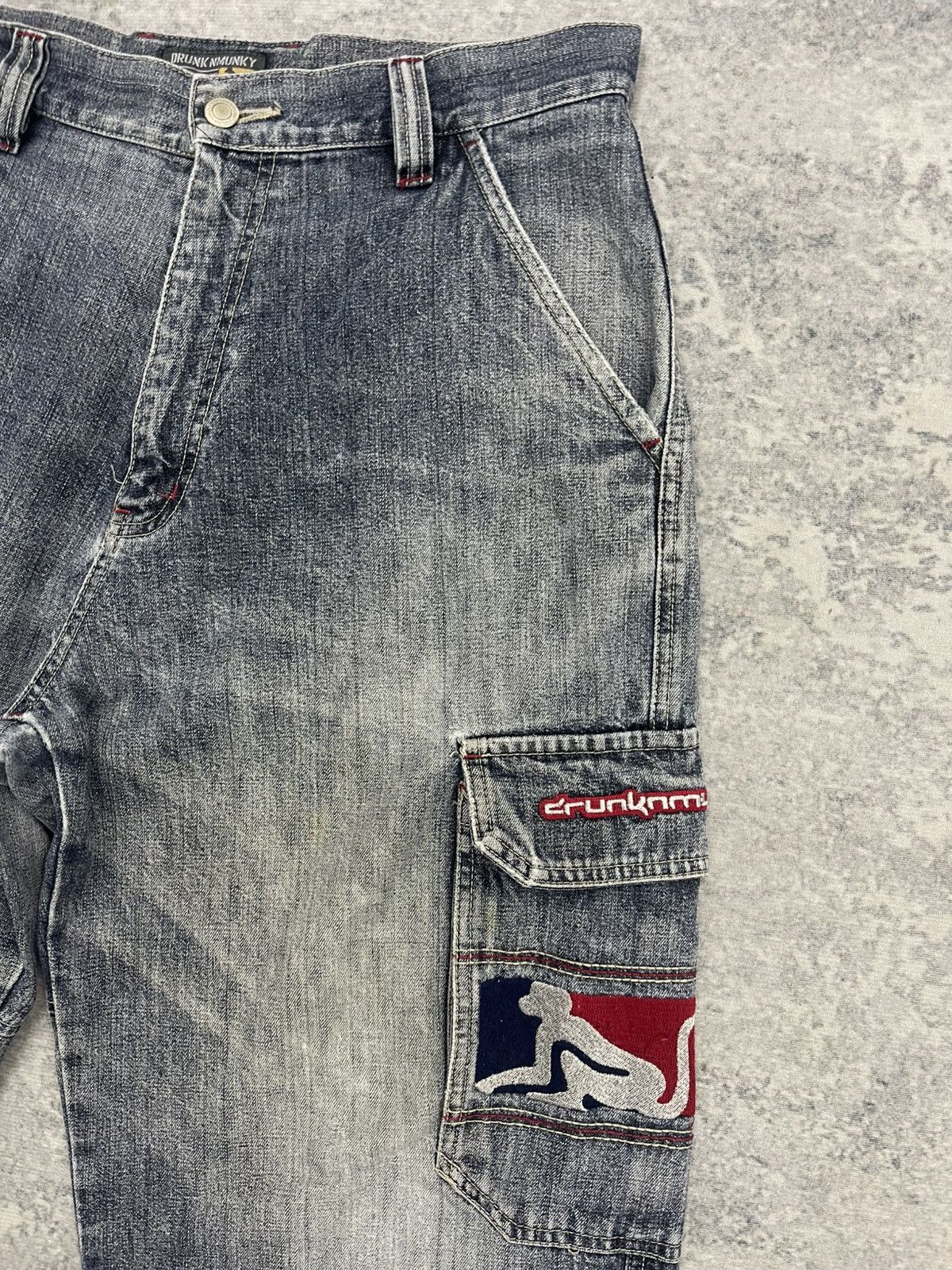 DrunknMunky Drunkn Munky Serial 00036 Carpenter Distressed Denim s21 Size US 32 / EU 48 - 5 Thumbnail