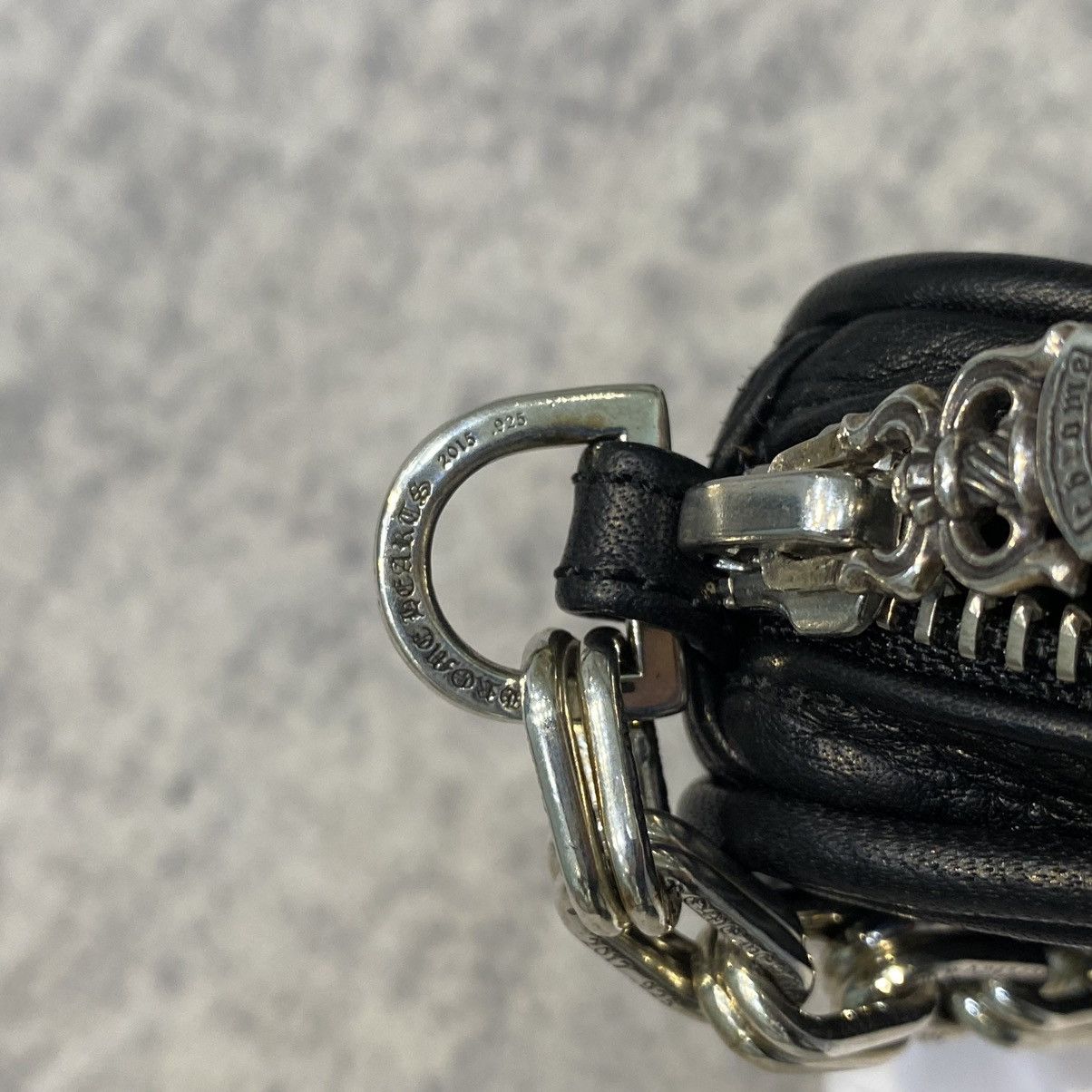 Chrome Hearts Chrome hearts PULP Cross link chain silver Medium bag black Size ONE SIZE - 14 Thumbnail