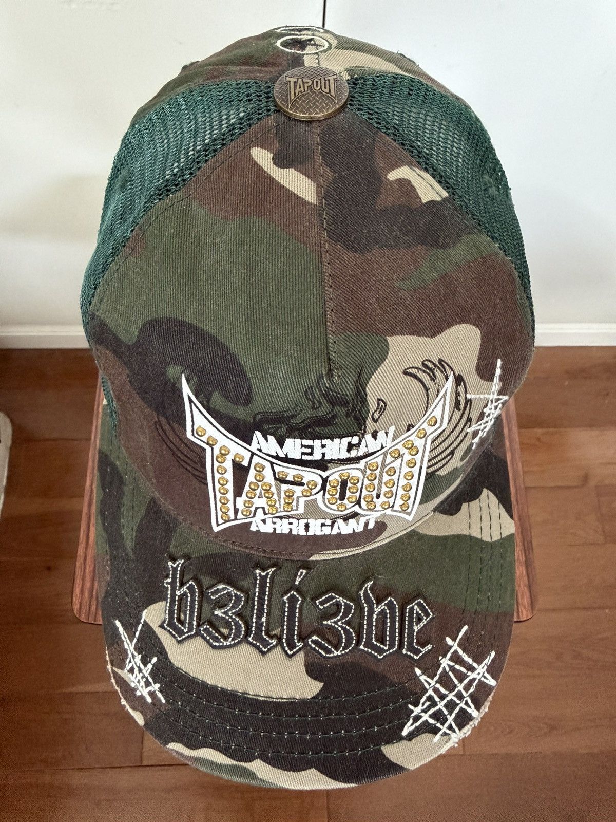 Tapout TAPOUT MMA AMERICAN ARROGANT CAMO TRUCKER HAT CAP SNAPBACK 🆕 Size ONE SIZE - 5 Thumbnail