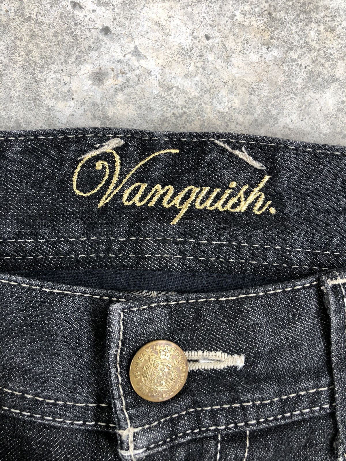 Vanquish Japanese Vanquish Distressed Jeans Skinny Jeans Size US 33 - 20 Thumbnail