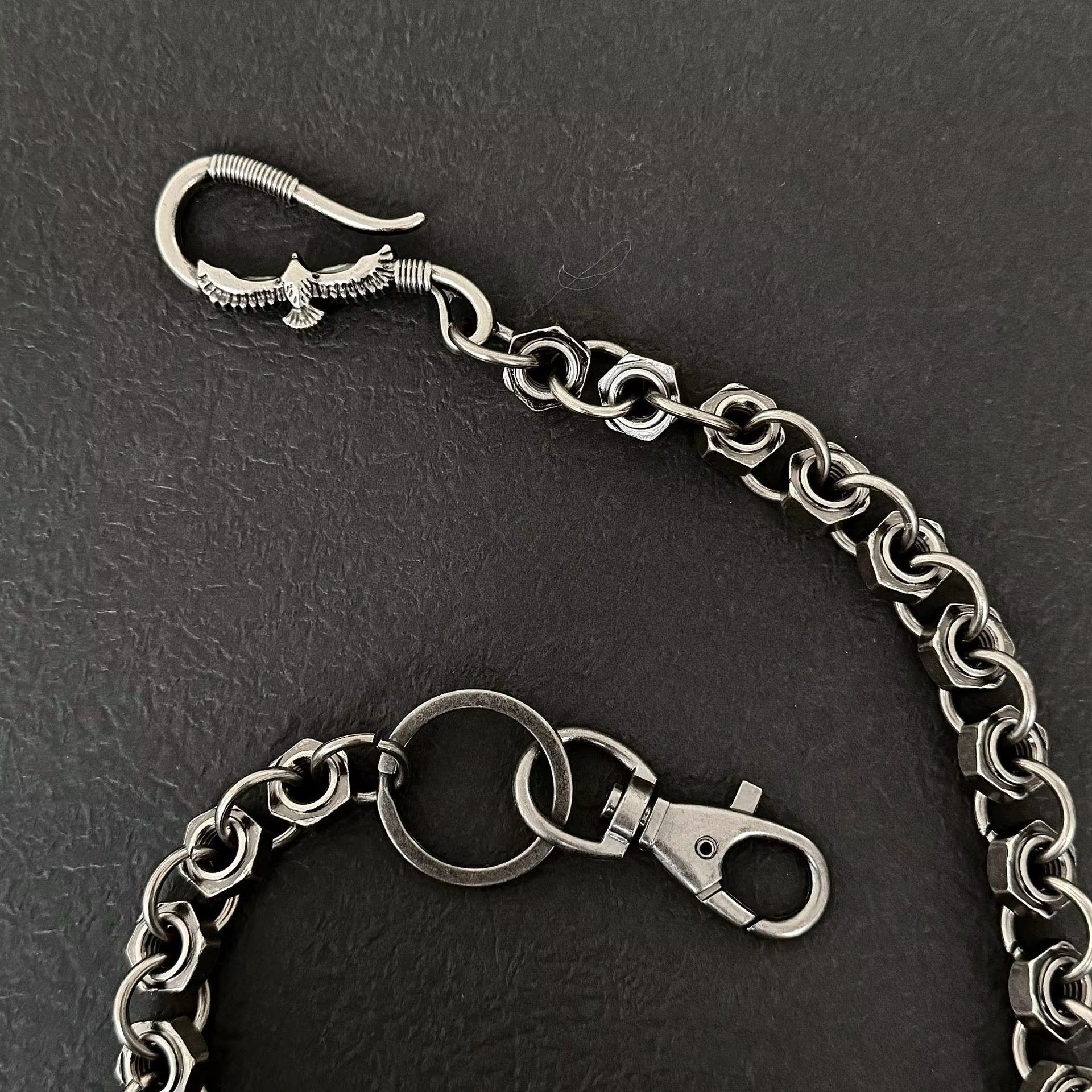 Jewelry Nut KeyChain Jean Biker Wallet Pants Waist Chain Size ONE SIZE - 5 Thumbnail