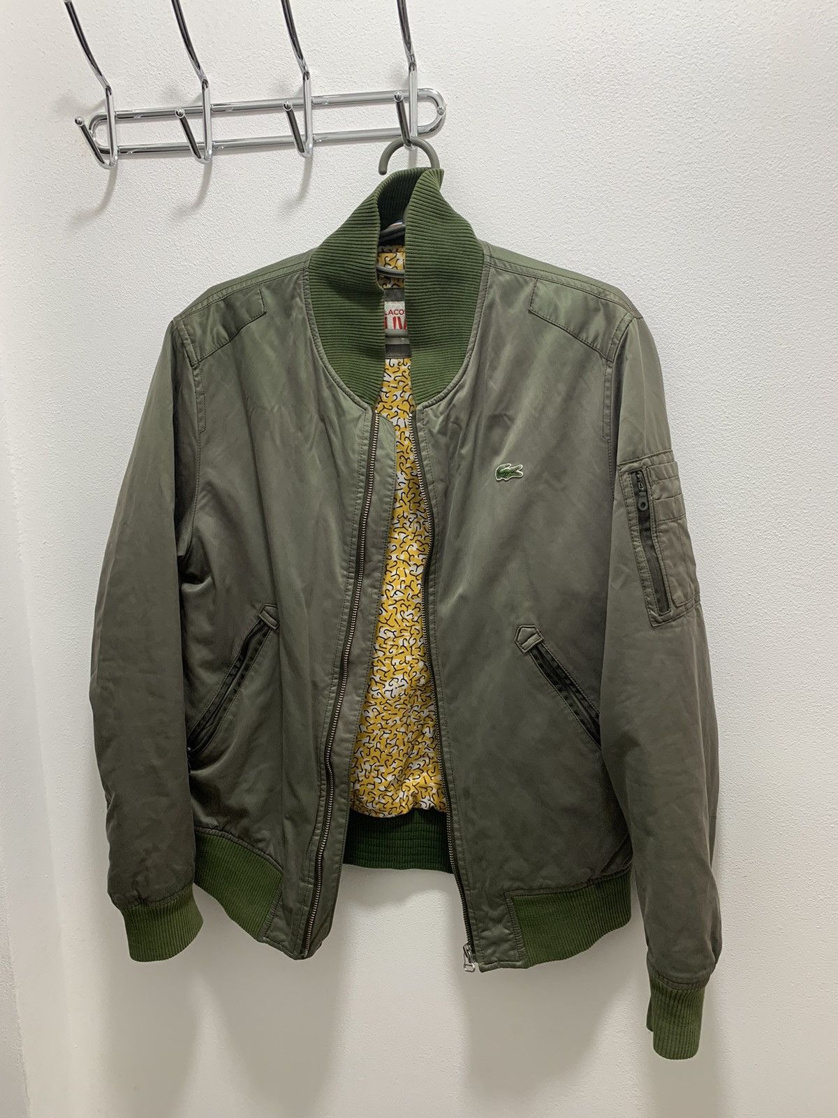 Lacoste Live Nylon bomber jacket