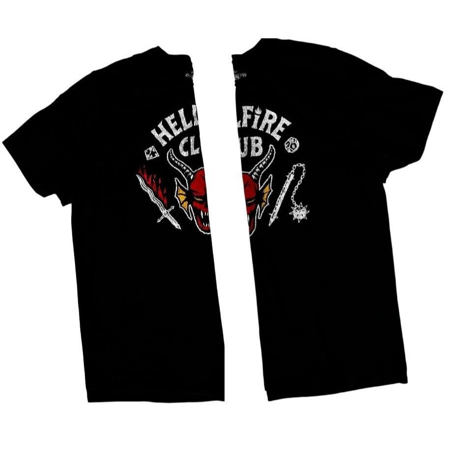 Other Stranger Things Hellfire Club T Shirt 2X Netflix Black Hallo Size US XXL / EU 58 / 5 - 11 Thumbnail