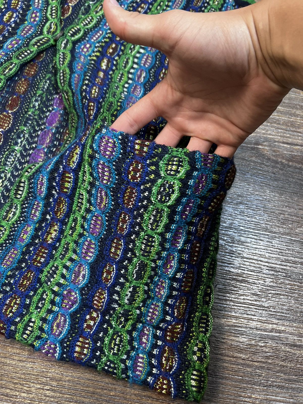 Missoni Missoni Multicolour Mohair Wool Long Knit Vest Sweater Size L / US 10 / IT 46 - 7 Thumbnail