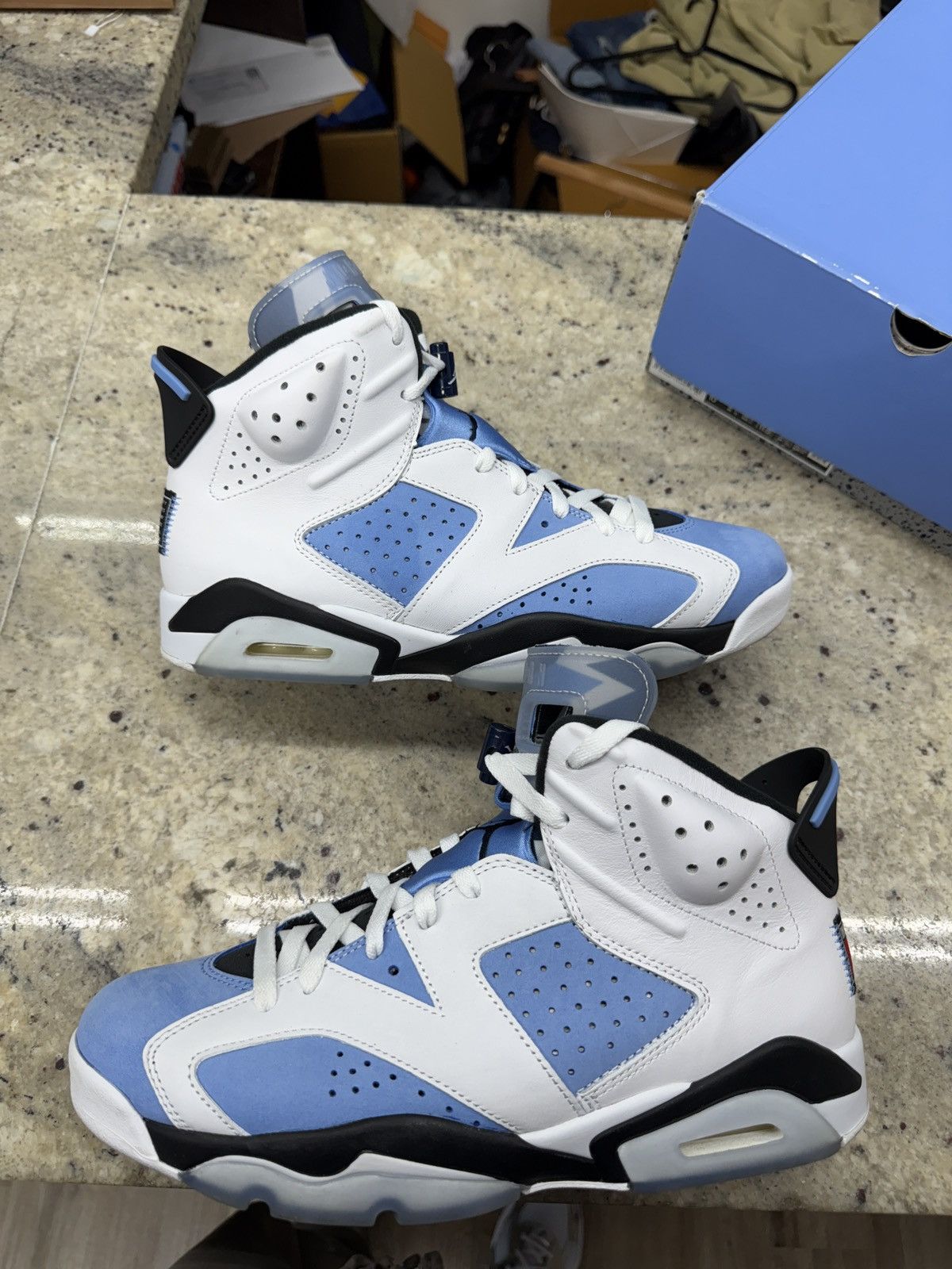 Jordan Brand Jordan 6 White UNC White Size US 10 / EU 43 - 1 Thumbnail