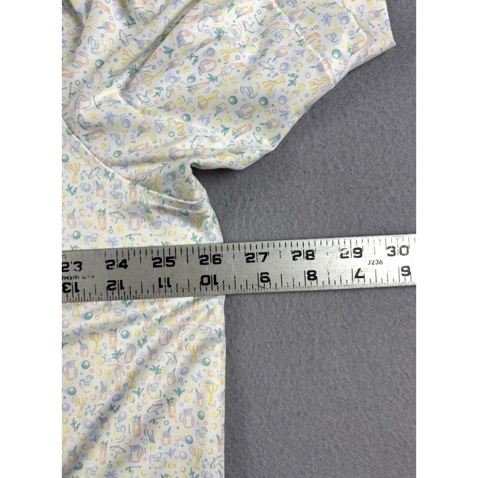 Peter Millar Peter Millar Summer Comfort Polo Shirt Men XL Multicolor Geometric Print Short Sleeve Collared Polo Golf Summer Mens XL Size US XL / EU 56 / 4 - 6 Thumbnail