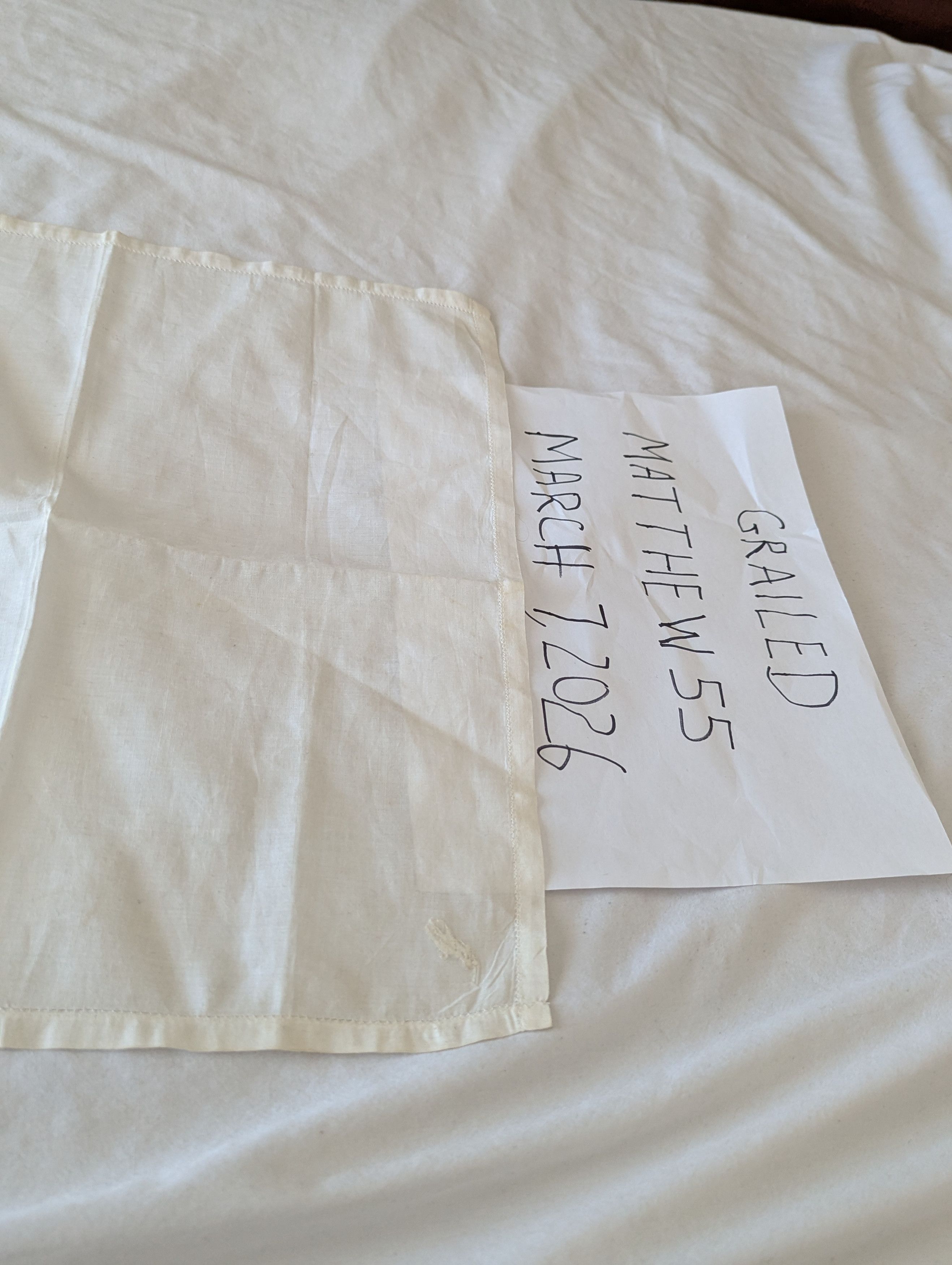 Polo Ralph Lauren White Linen pockets quare Size ONE SIZE - 1 Thumbnail