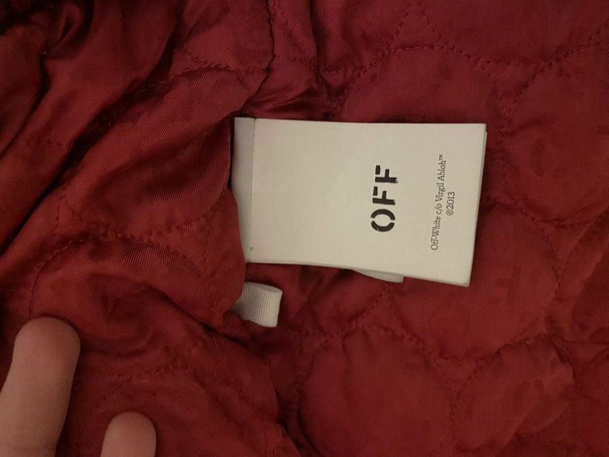 Off-White Off White Varsity leather ON THE GO Jacket Size US L / EU 52-54 / 3 - 9 Thumbnail