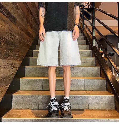 Japanese Brand KotomWhite High Street Vintage Loose Fit Denim Shorts Size US 29 - 8 Thumbnail