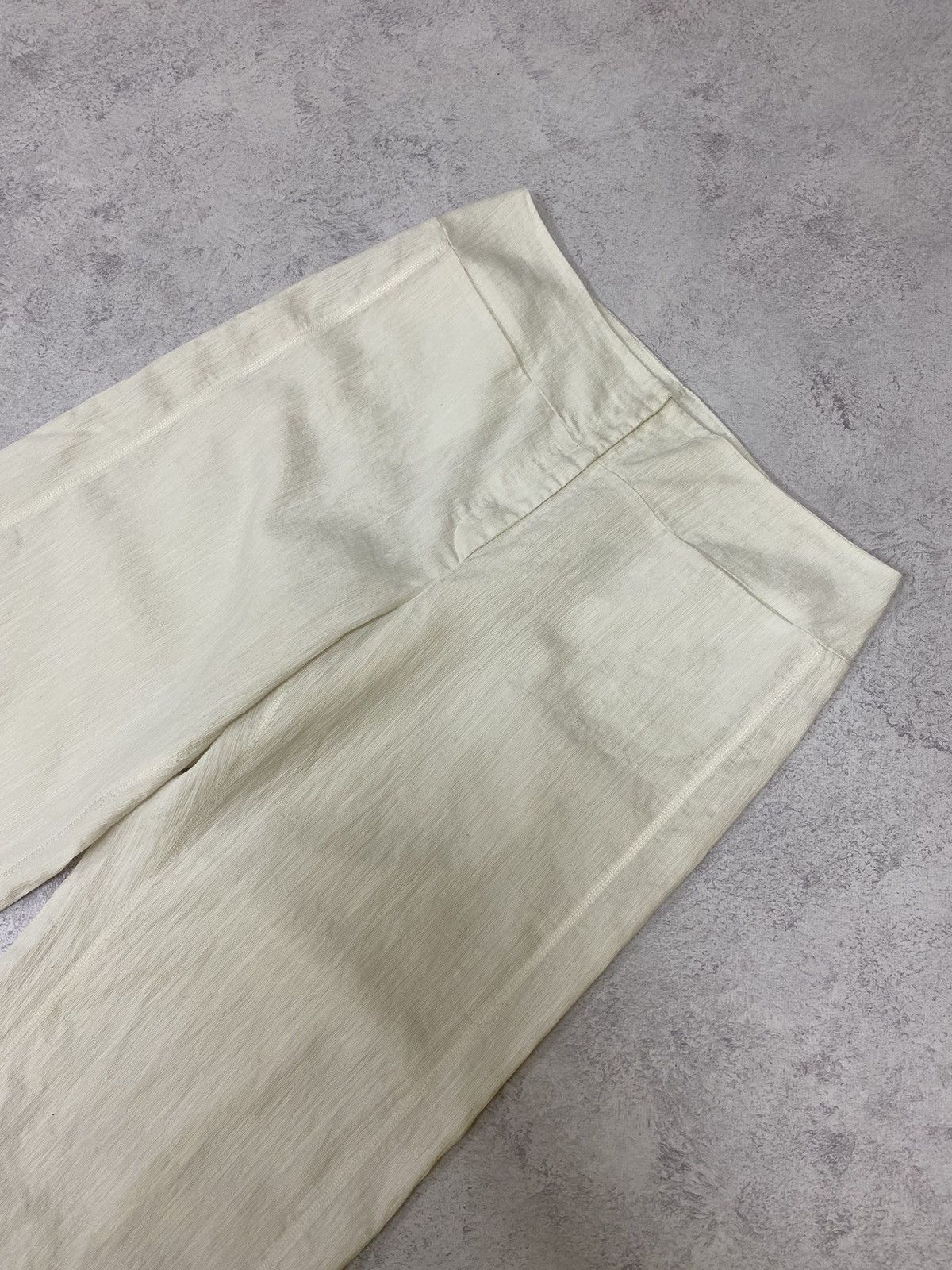Annette Gortz Annette Gortz Womens White Wide Leg Trousers Pants Size 44 Size 30" / US 8 / IT 44 - 4 Thumbnail
