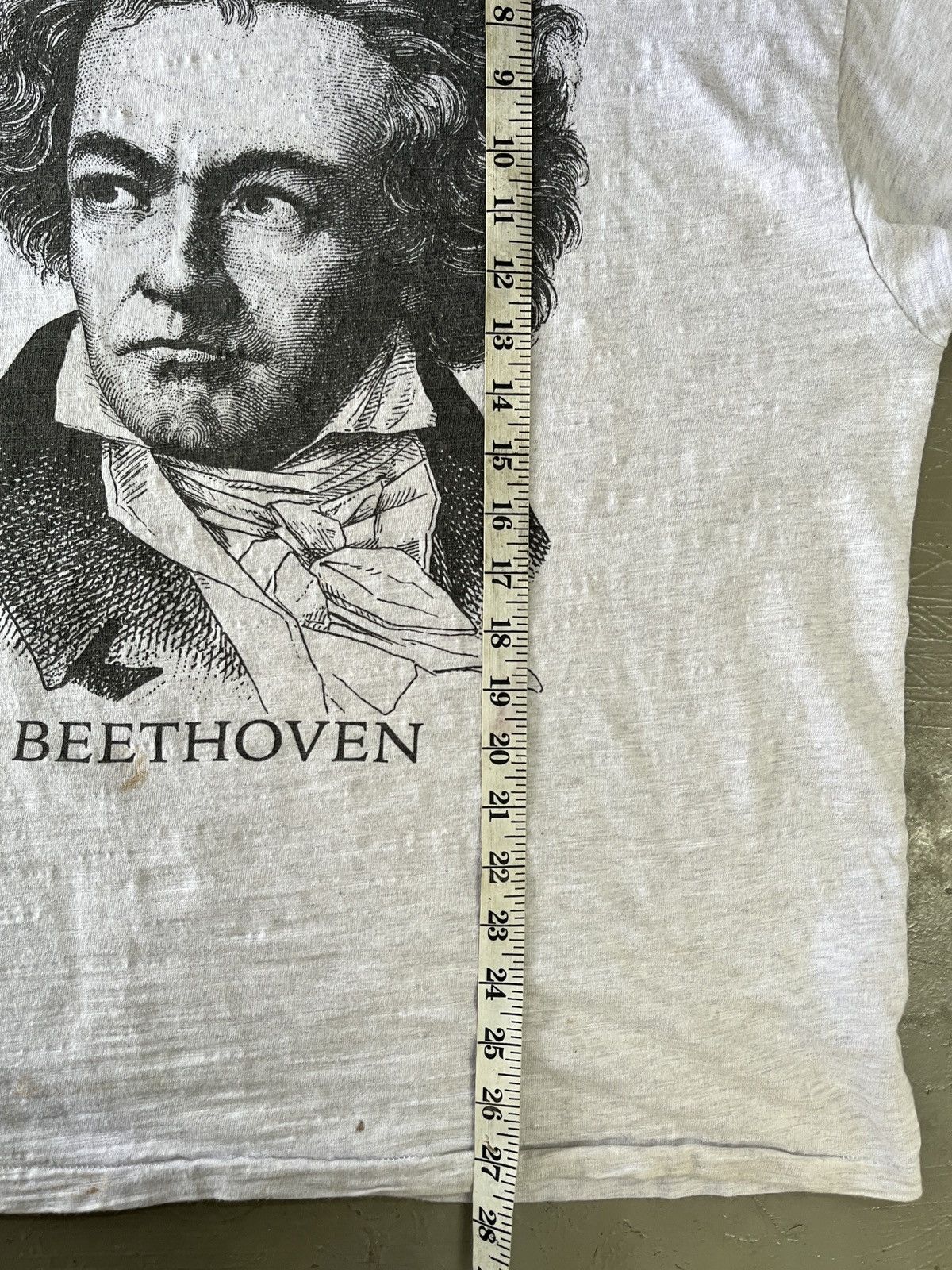 Vintage RARE VINTAGE BEETHOVEN SELF PORTRAIT LOOPWHEEL SHIRT Size US L / EU 52-54 / 3 - 6 Thumbnail