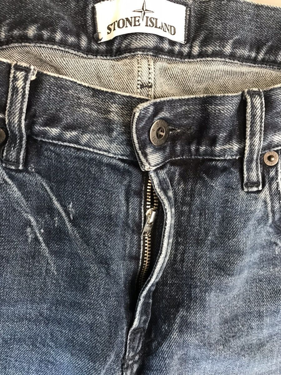 Stone Island × Vintage Vintage super rare stone island straight fit denim Size US 33 - 9 Thumbnail