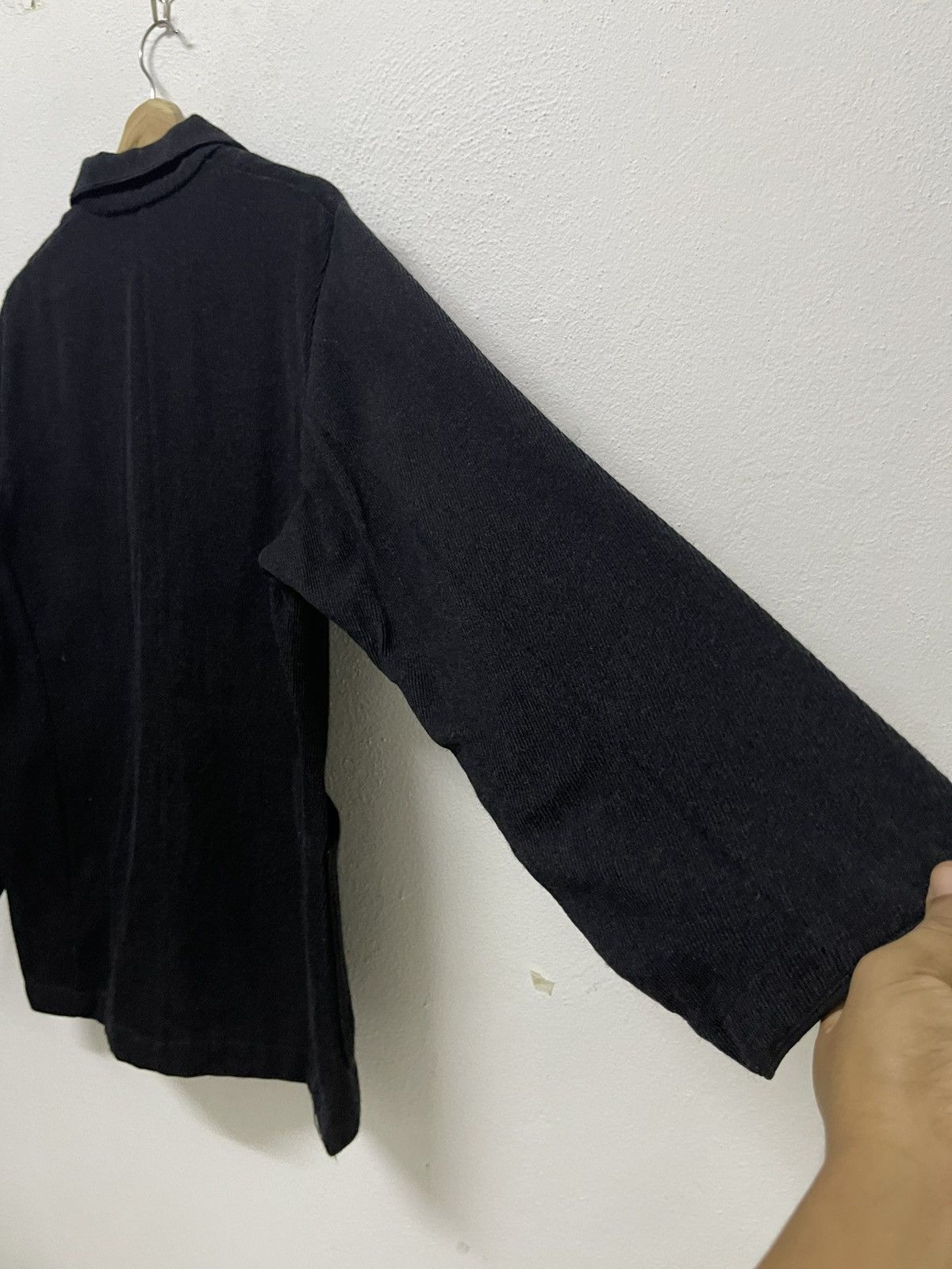 Yohji Yamamoto 1990 YOHJI YAMAMOTO Y’S FOR LIVING DOUBLE BREAST WOOL JACKET Size US M / EU 48-50 / 2 - 13 Thumbnail