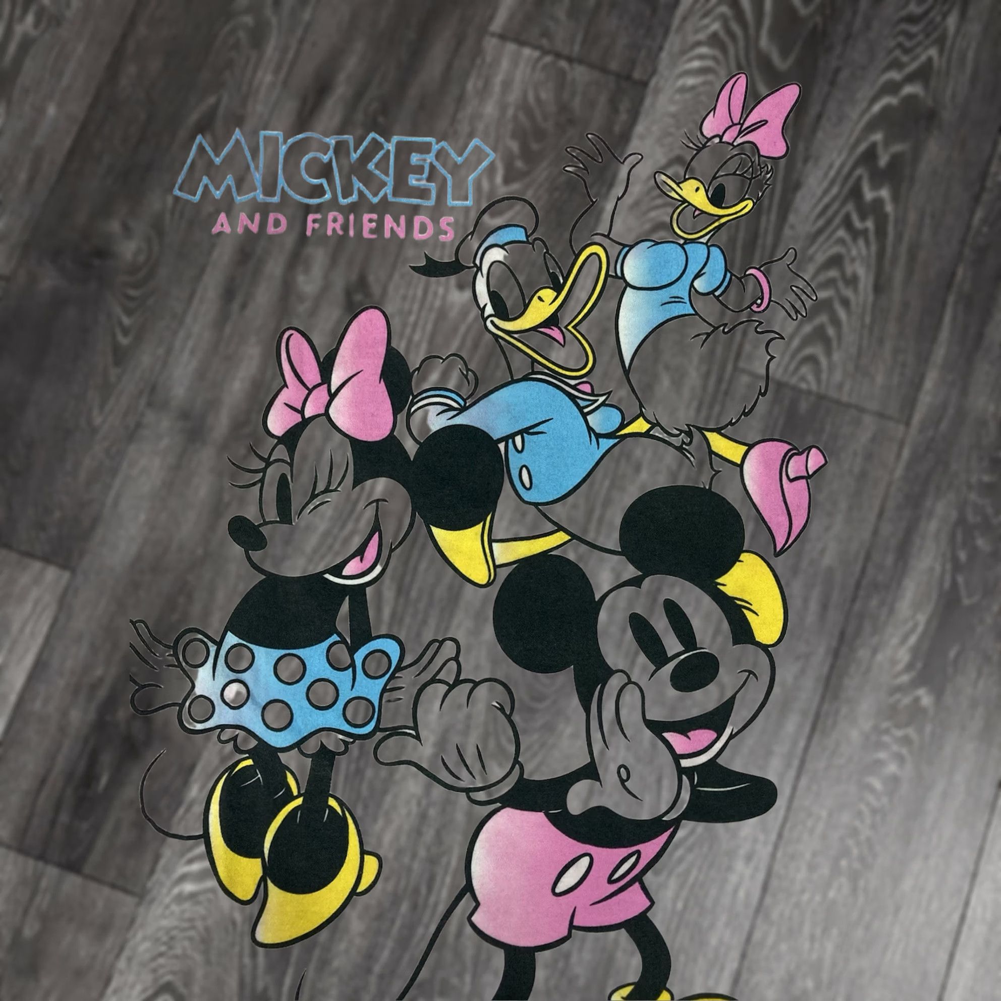 Disney VINTAGE Disney Mickey Mouse And Friends Graphic T-shirt Men Medium Pink Tie Dye Size US M / EU 48-50 / 2 - 1 Thumbnail