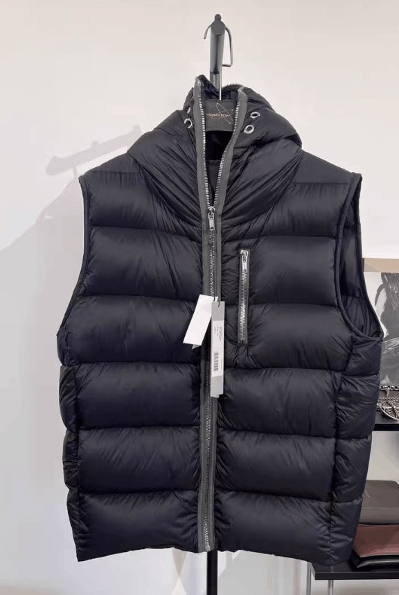 Rick Owens Rick Owens Shark Head Down Vest K35 Size US M / EU 48-50 / 2 - 2 Thumbnail