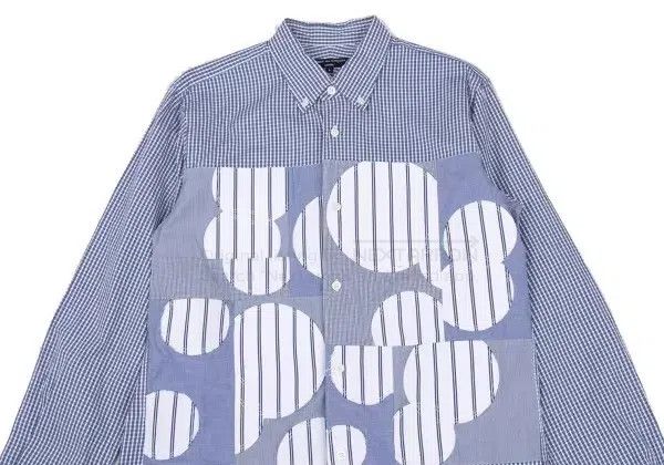 Comme des Garcons Comme Des Garcons Blue Vintage Plaid Shirt Top Size L / US 10 / IT 46 - 3 Thumbnail