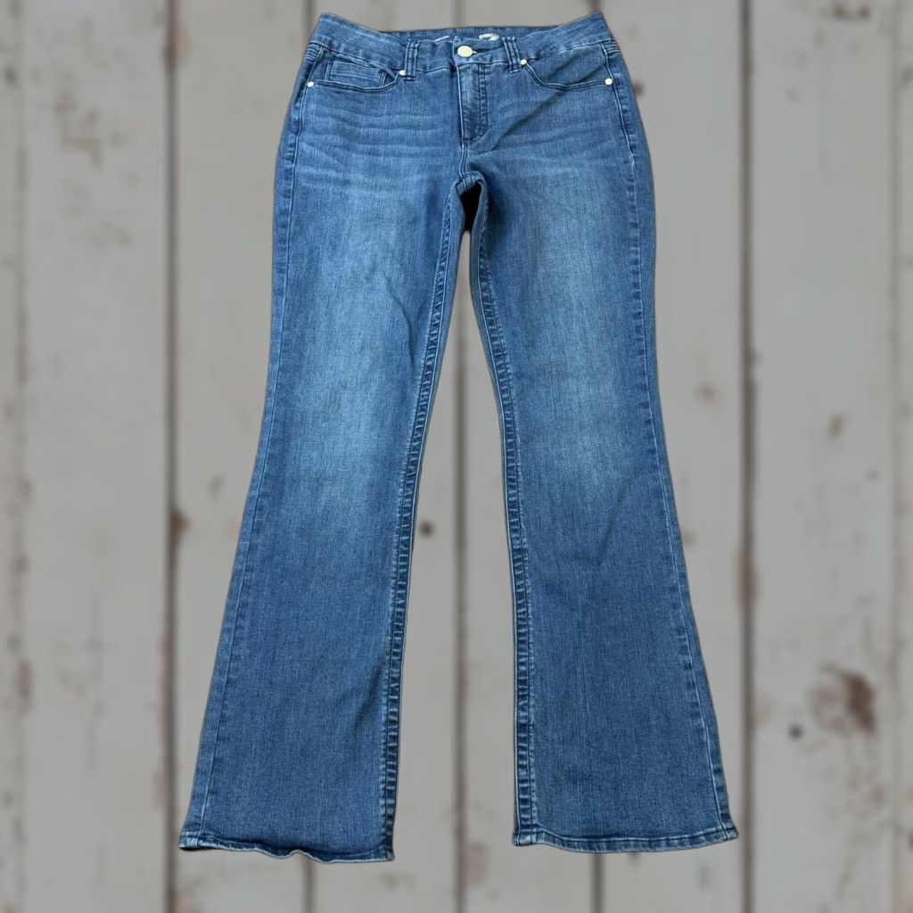 Vintage Seven7 Jeans Women 12 Boot Cut Slim Low Rise Dark Wash Stretch Denim 30x31 Blue Cotton Blend Regular Inseam 31 Jeans Womens Boots Cut Stretch Size 34" / US 12 / IT 48 - 1 Thumbnail