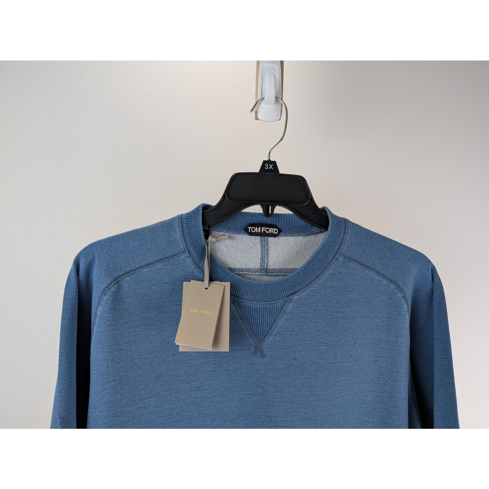 Tom Ford o1rshd1 Sweatshirt in Denim Blue Size US S / EU 44-46 / 1 - 2 Thumbnail