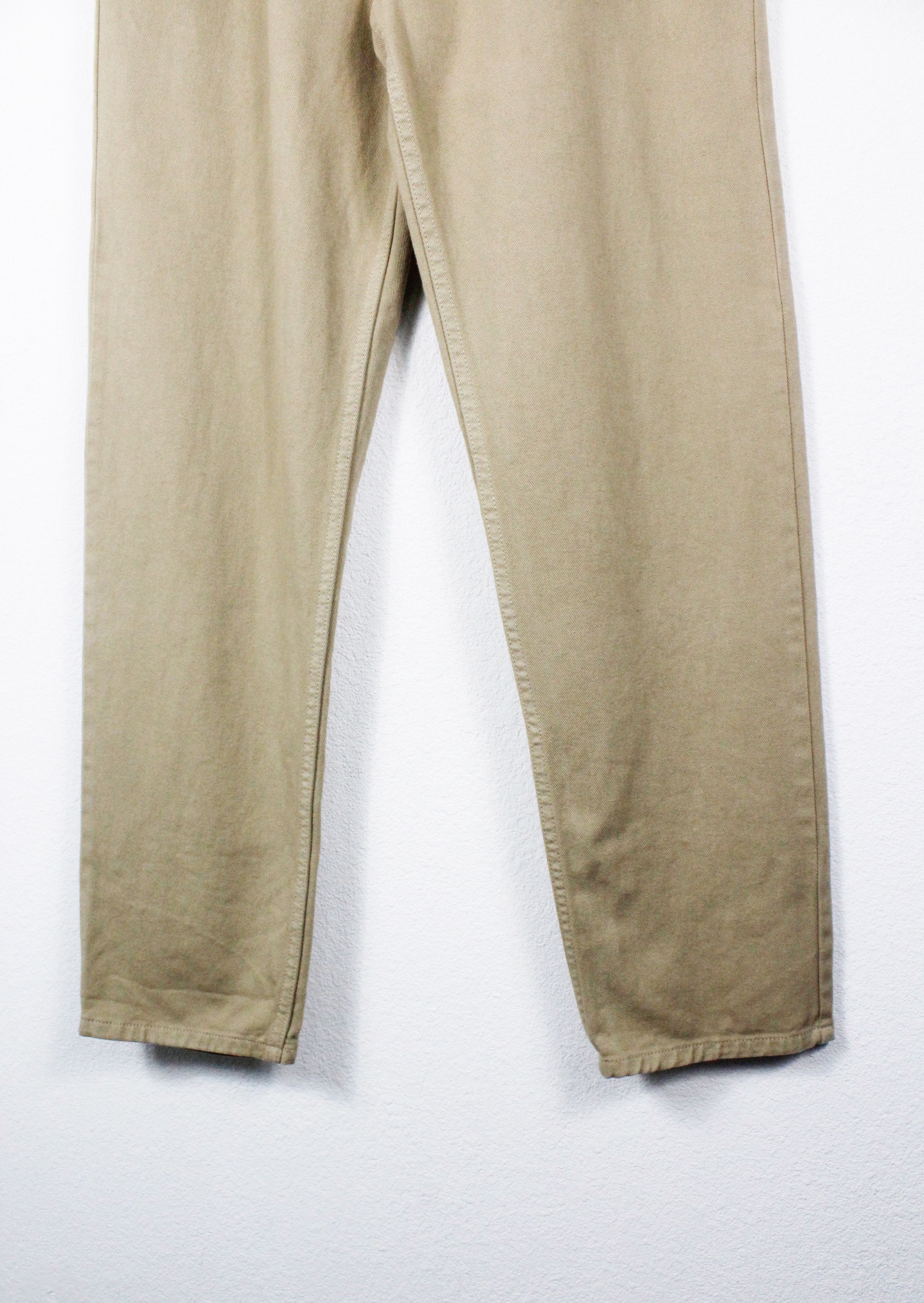 Calvin Klein × Jean Calvin Klein Jeans Beige Easy Fit Denim Pants Vintage Y2K Size US 33 - 3 Thumbnail