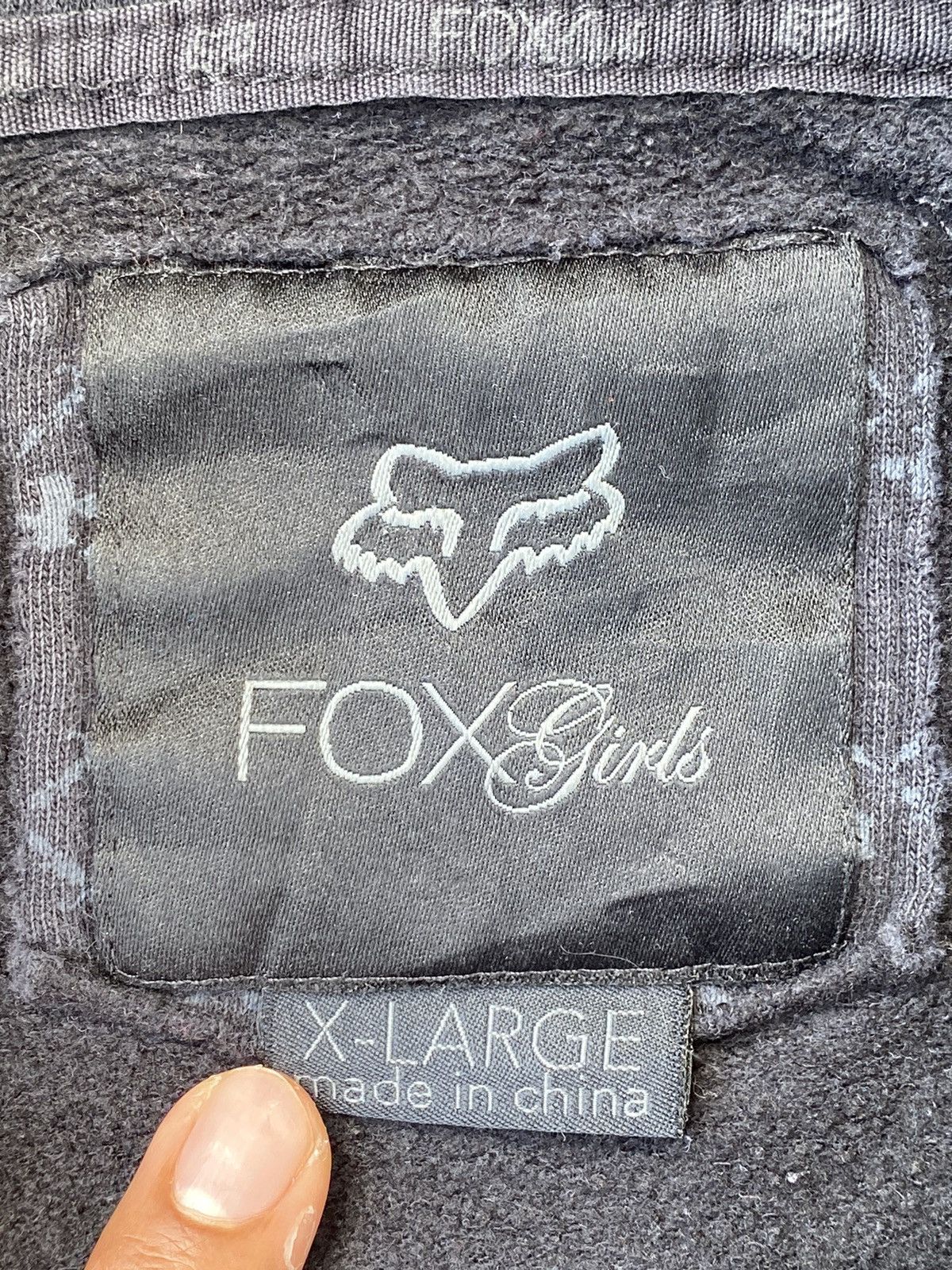 Fox Racing 2000s Fox Racing Overprint Zip Up Hoodie Size S / US 4 / IT 40 - 6 Thumbnail