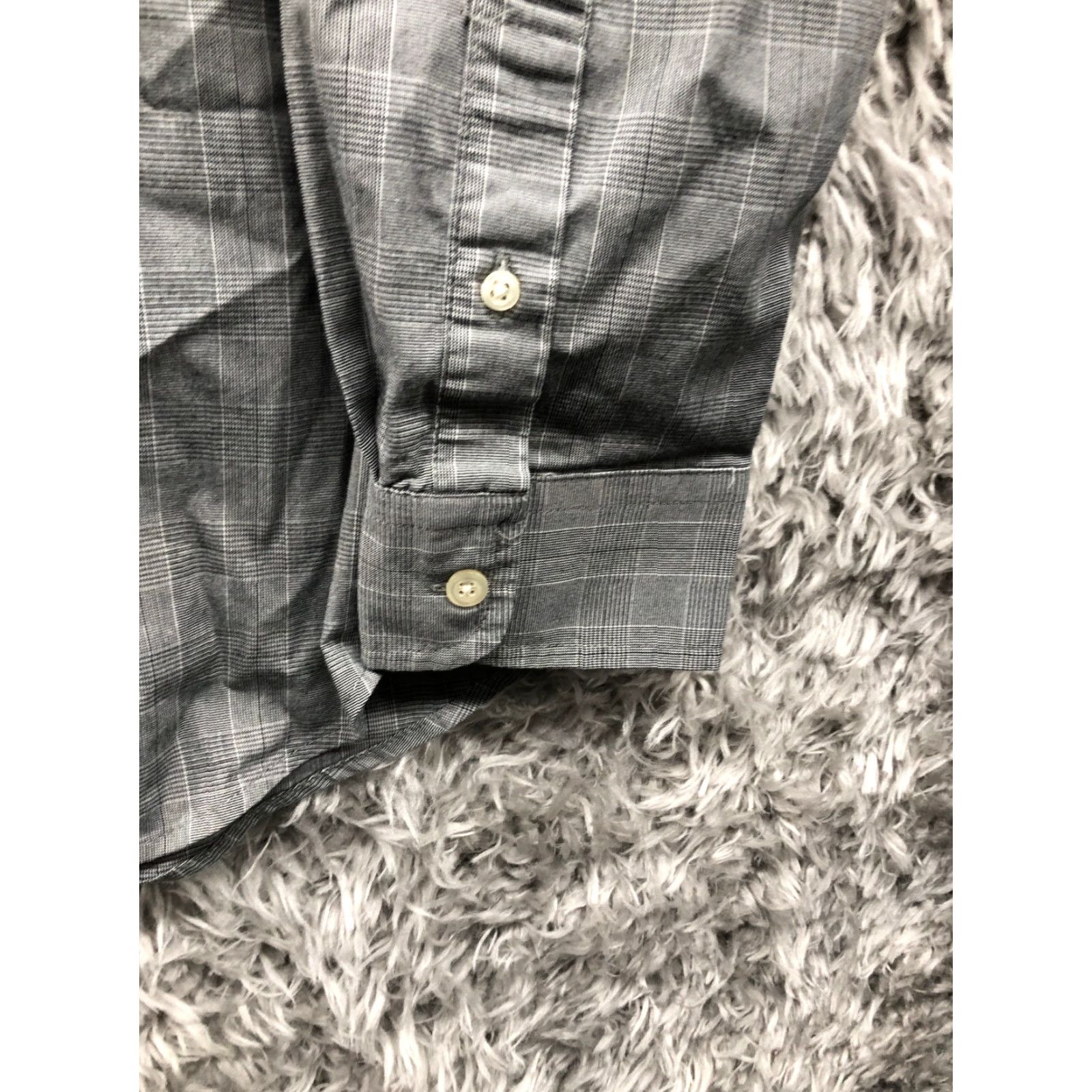 Chaps Chaps Shirt L Mens Gray Plaid Long Sleeve Button-Down Collar Shirt Size US L / EU 52-54 / 3 - 3 Thumbnail