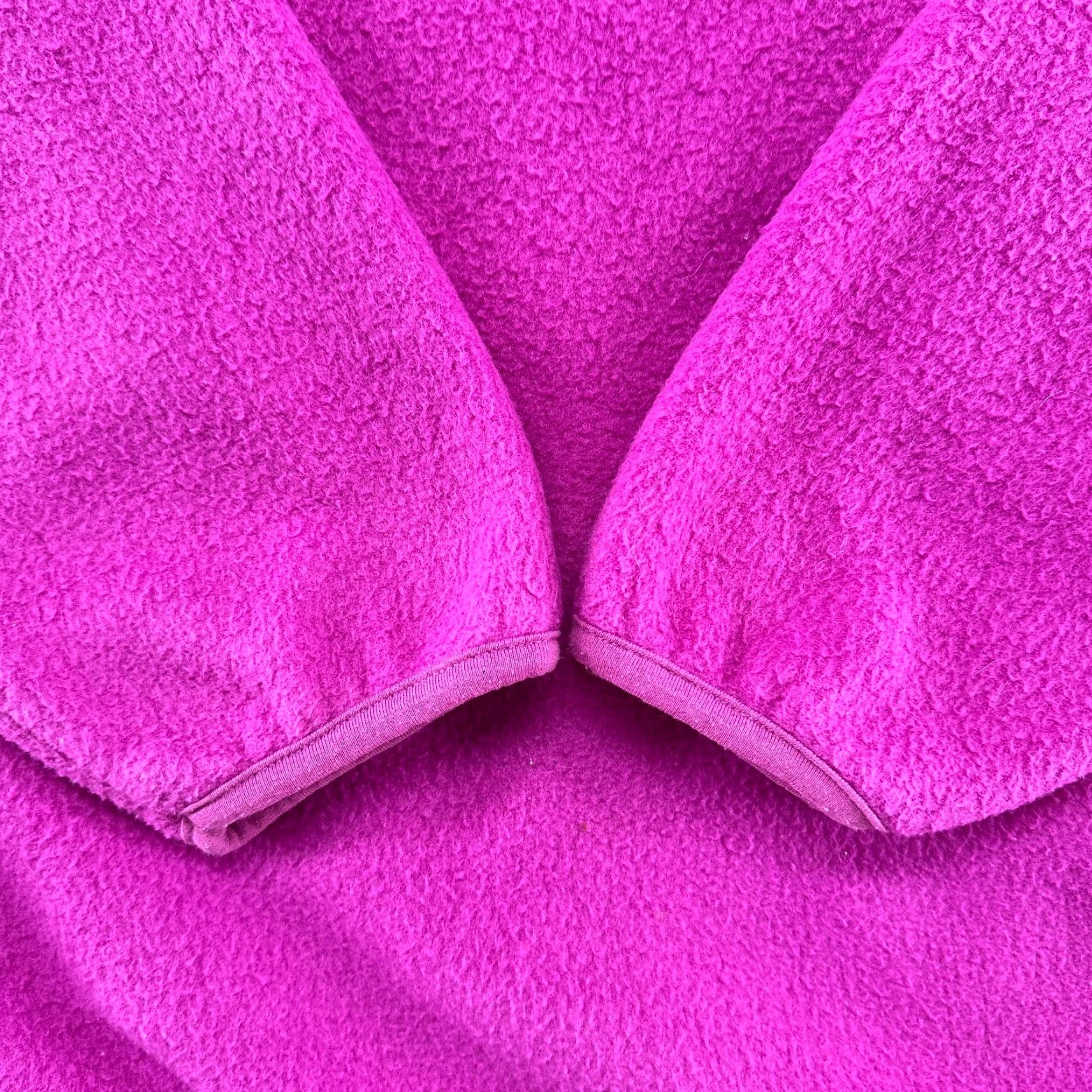 Gap VINTAGE Gap Pullover Sweater Womens L Pink Cowl Neck Fleece Synchilla 90s 1/4 Snap T Arctic Light Logo Size L / US 10 / IT 46 - 3 Thumbnail